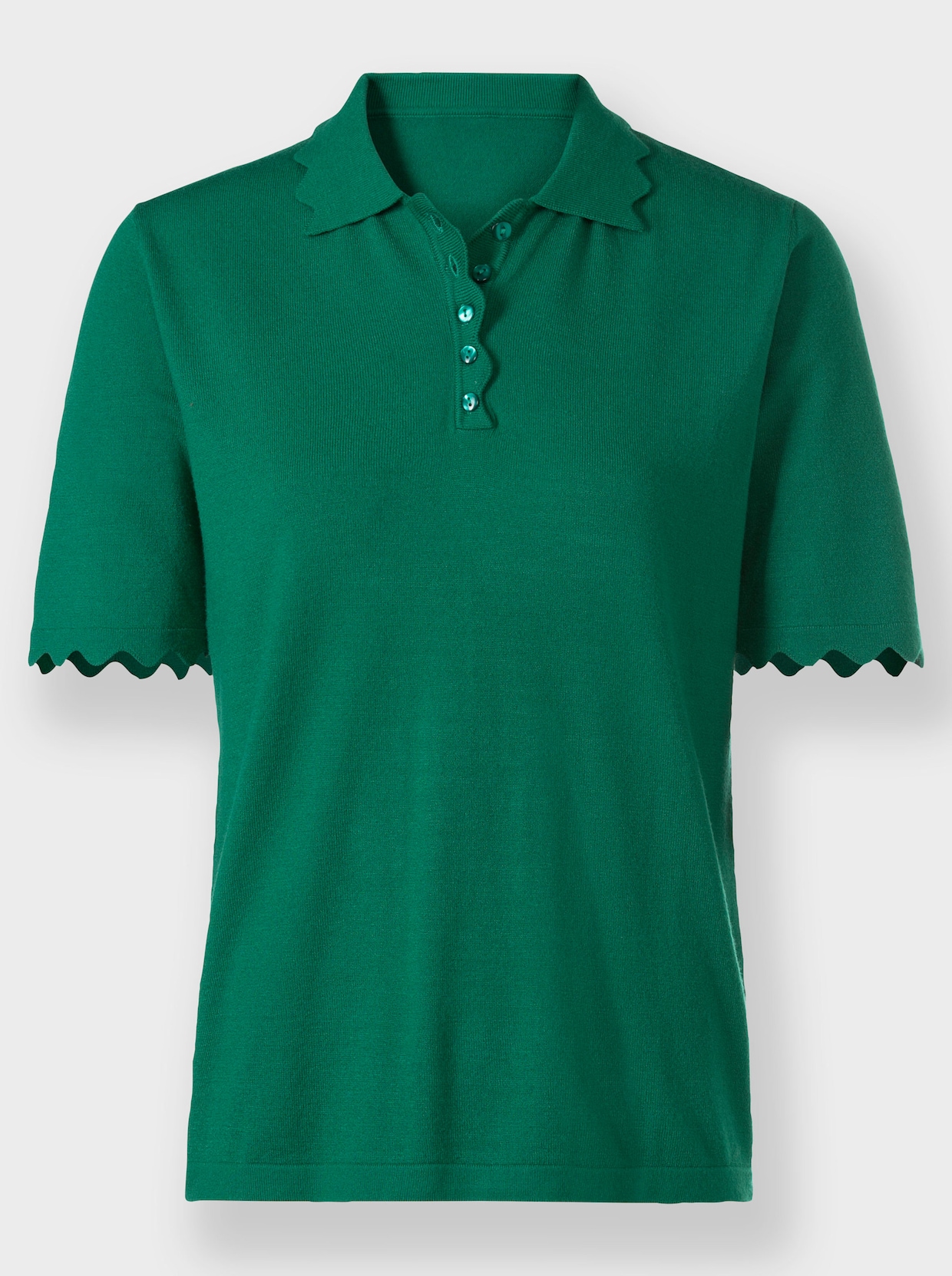 heine Pullover met korte mouwen - grasgroen