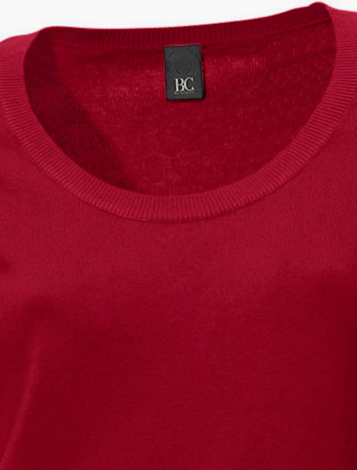 heine Pull col rond - rouge