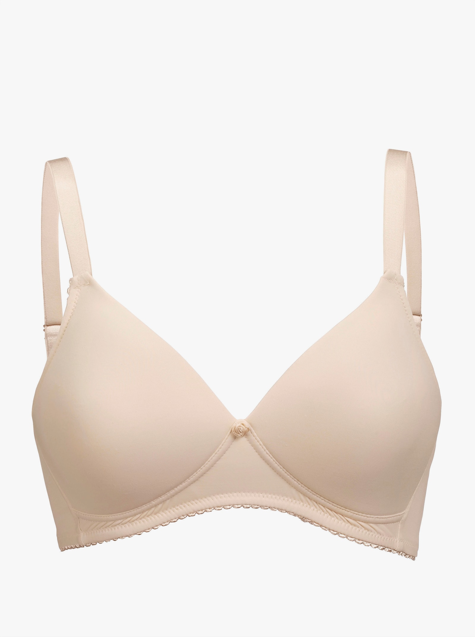 wäschepur T-shirtbeha zonder beugel met zachte inleg - wit + ivoor