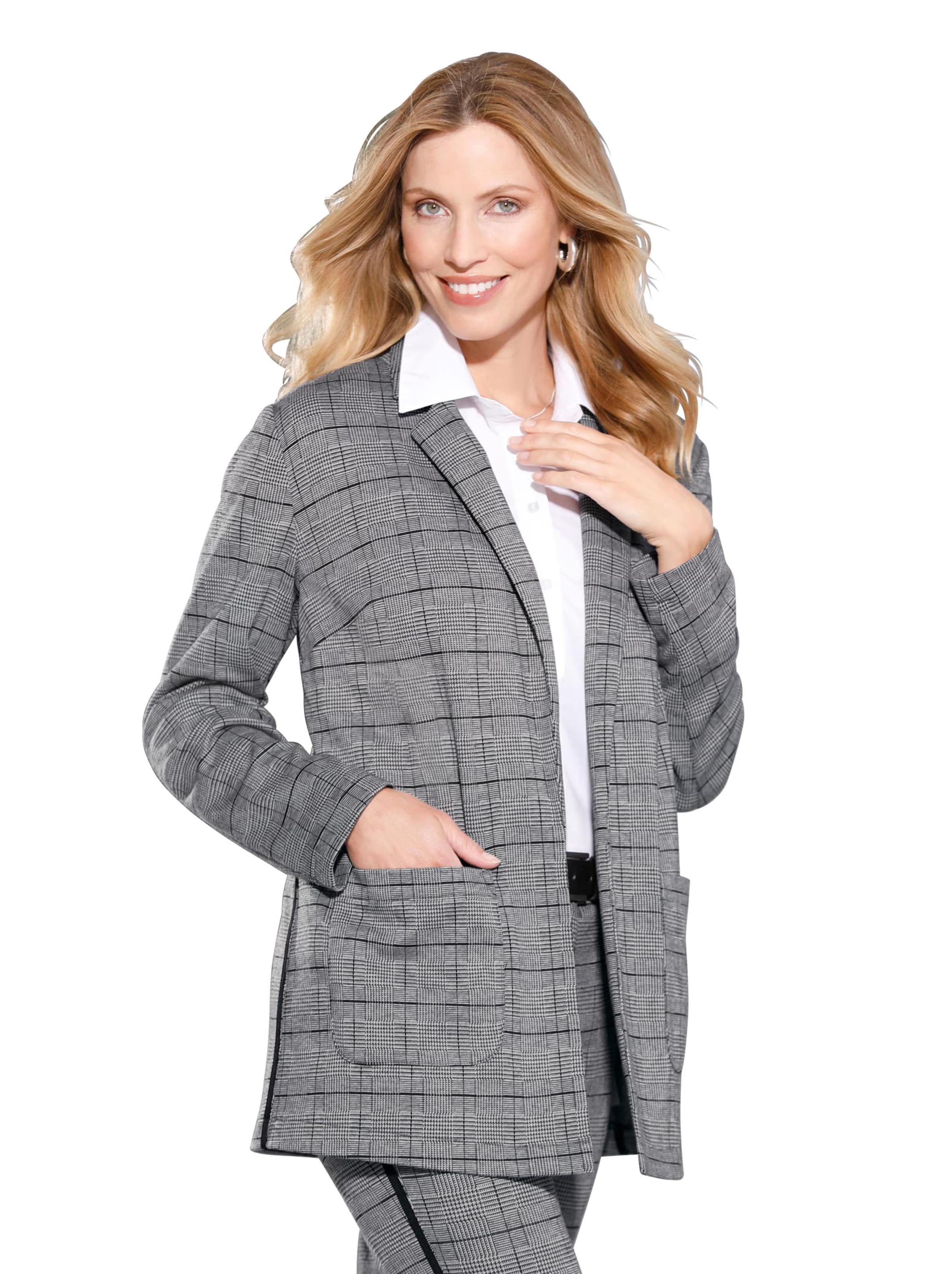 Blazer - schwarz-weiß