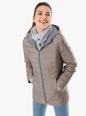 Steppjacke - taupe