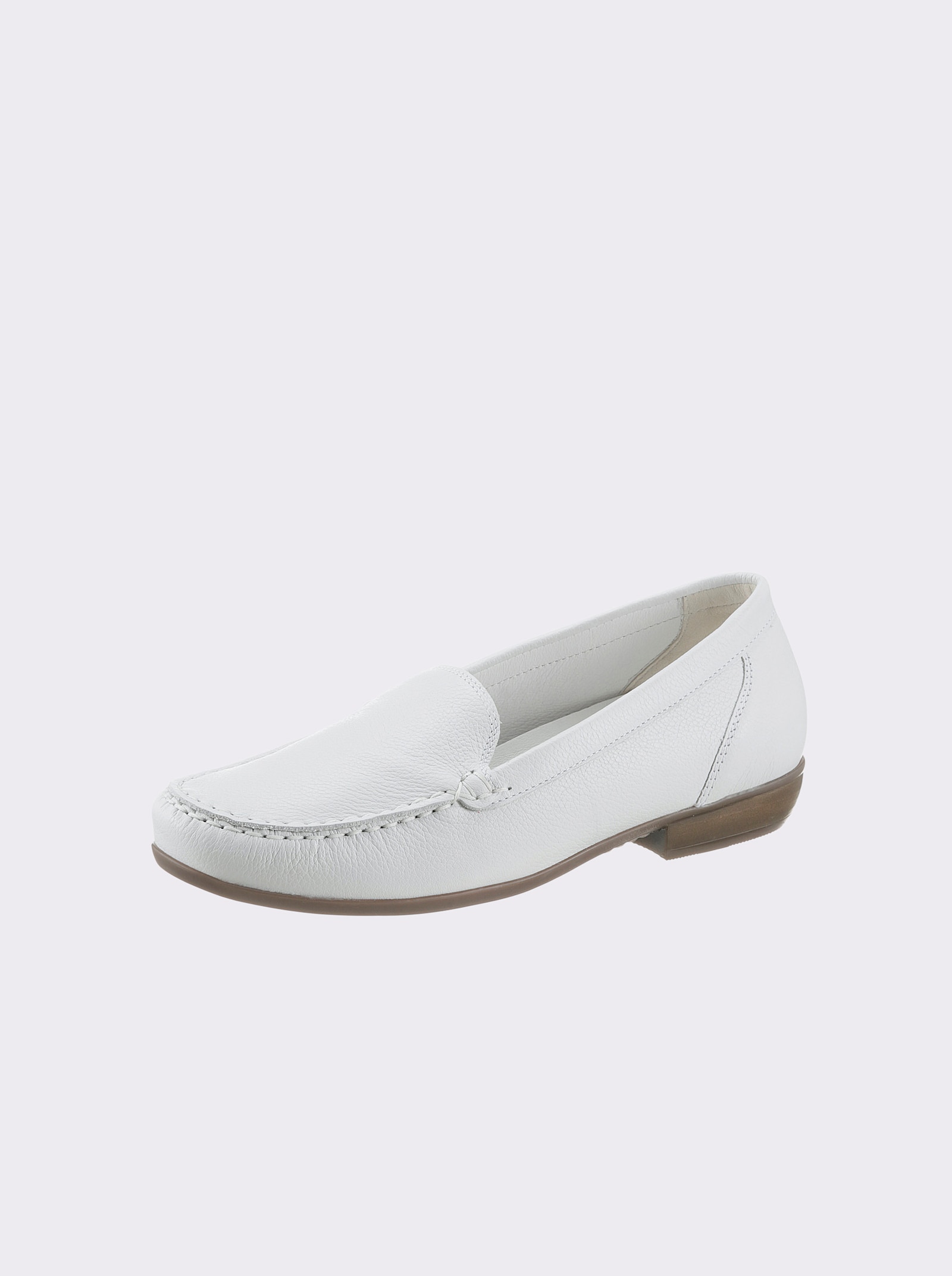 Waldläufer Mokassin - weiß