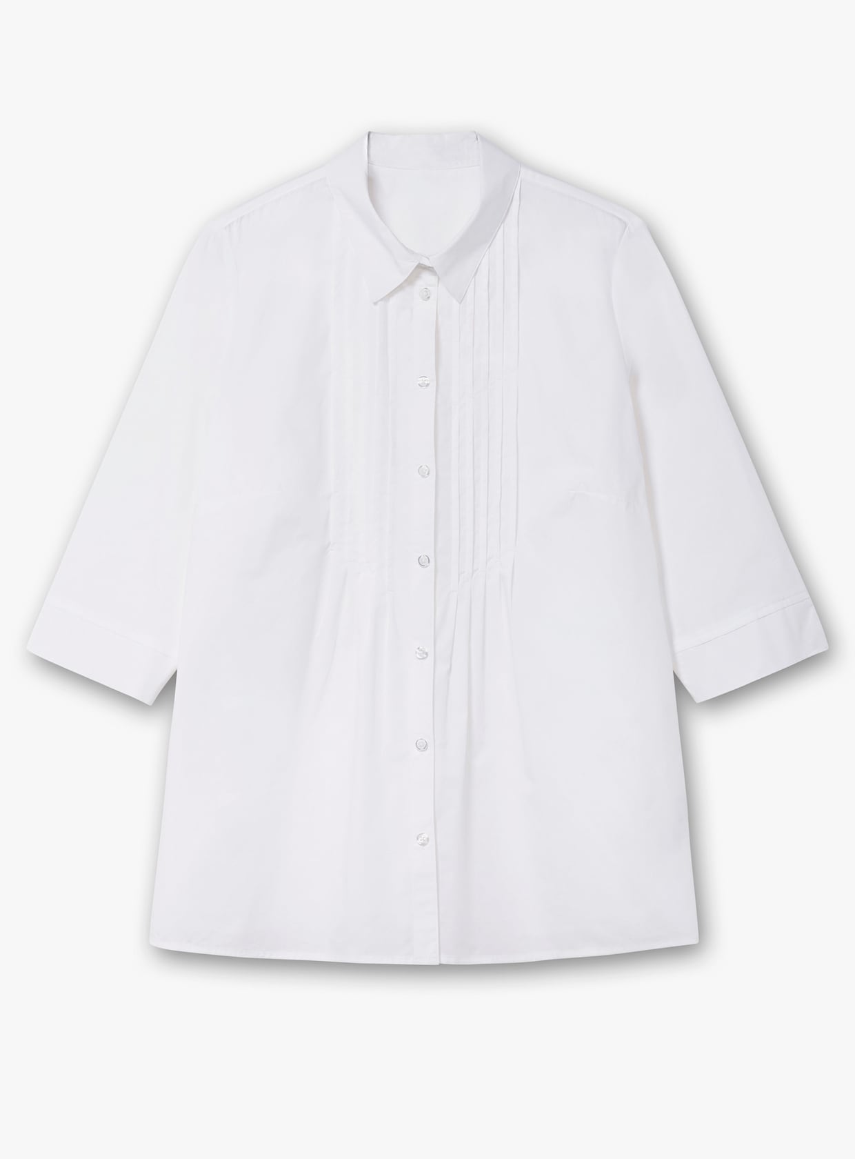 Longbluse - weiß