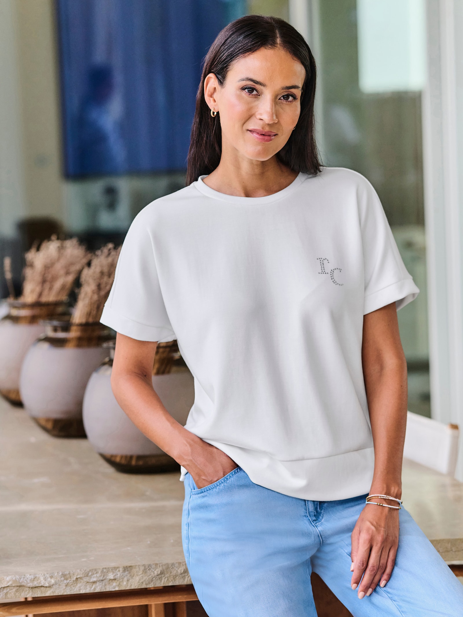 heine Sweatshirt - ecru