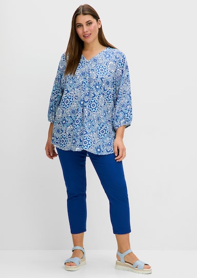 sheego 7/8-Hose - blaubeere