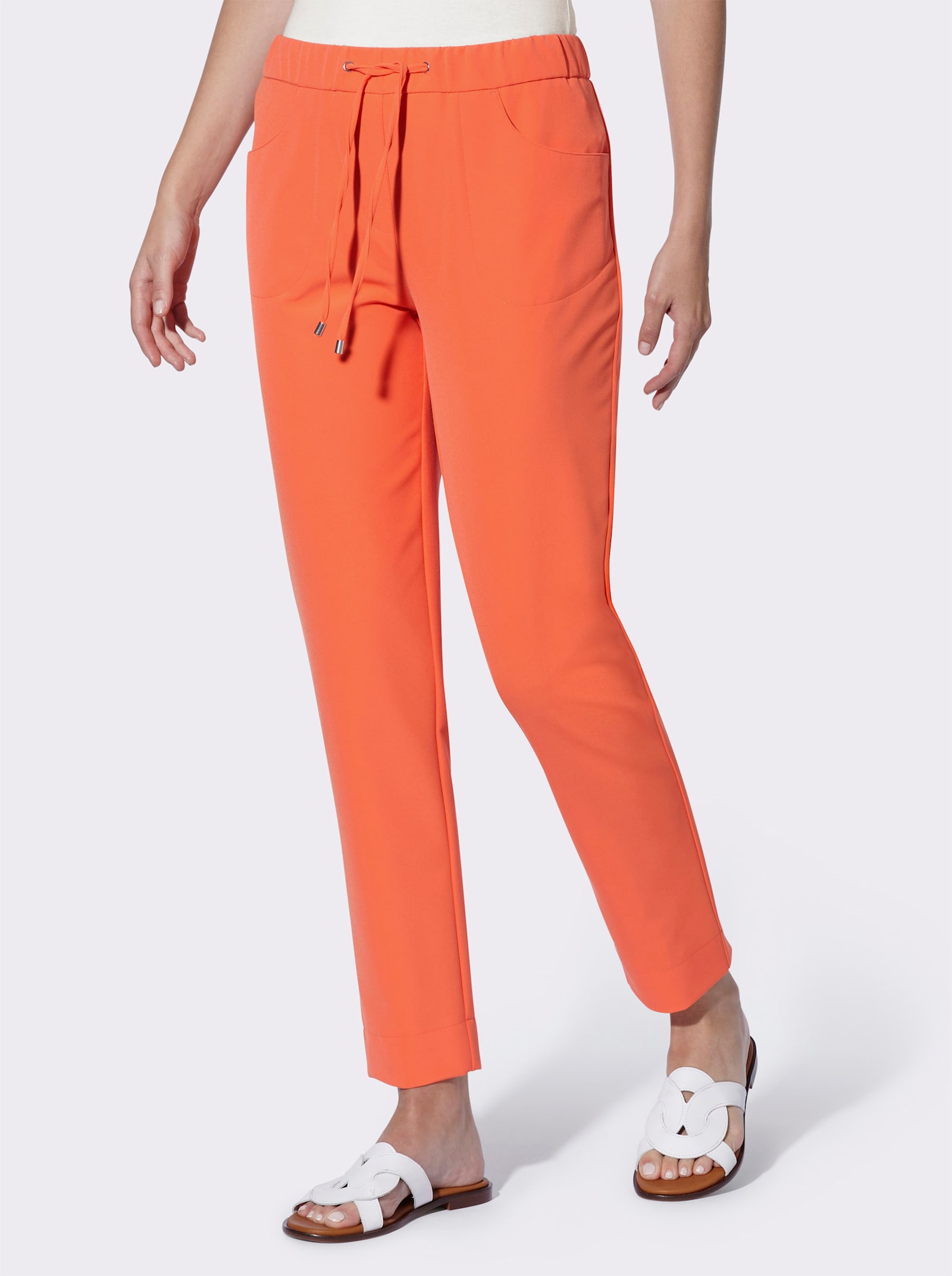 heine Pantalon en qualité extensible - orange
