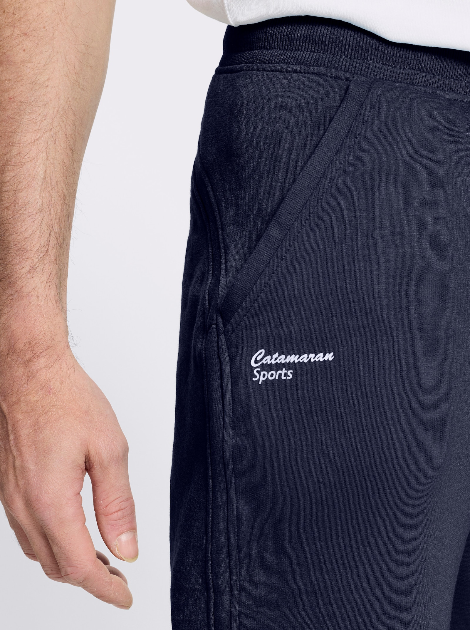 Catamaran Sports Freizeithose mit Logo-Druck - marine