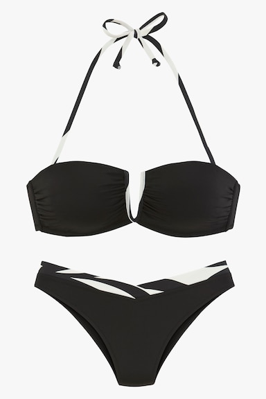 Bandeau-Bikini - schwarz