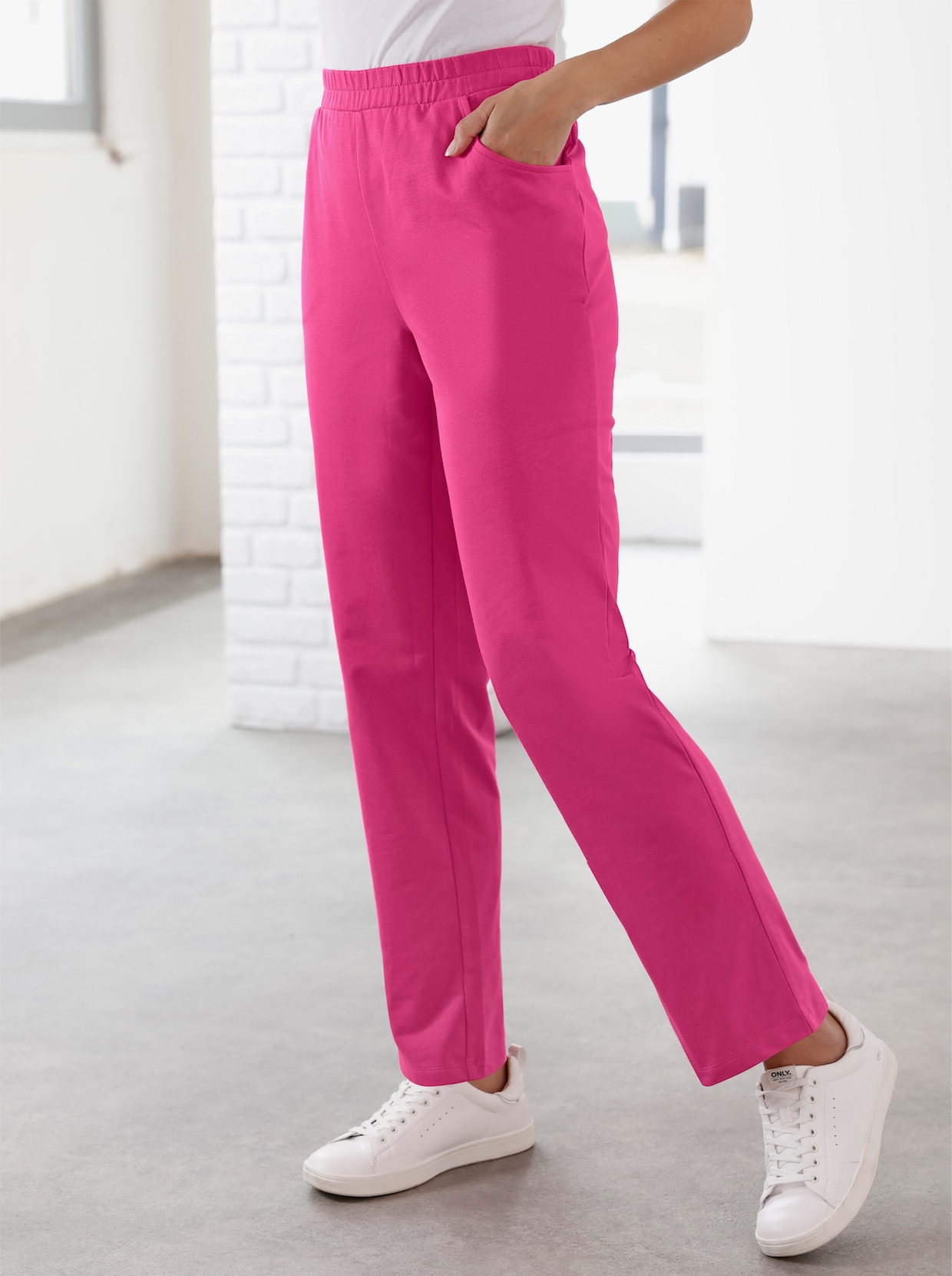 Vrijetijdsbroek - fuchsia