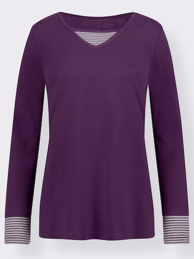 Langarmshirt - traube