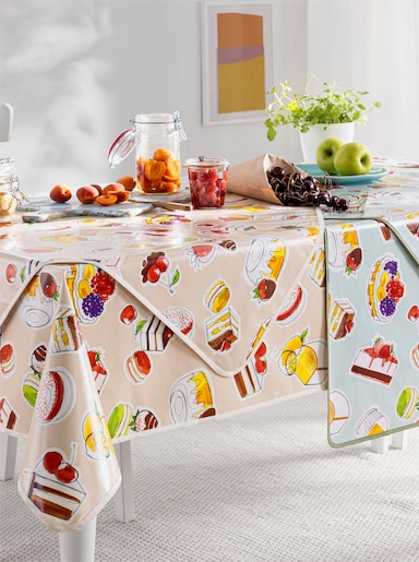 Tischdecke - vanille-erdbeere-bedruckt