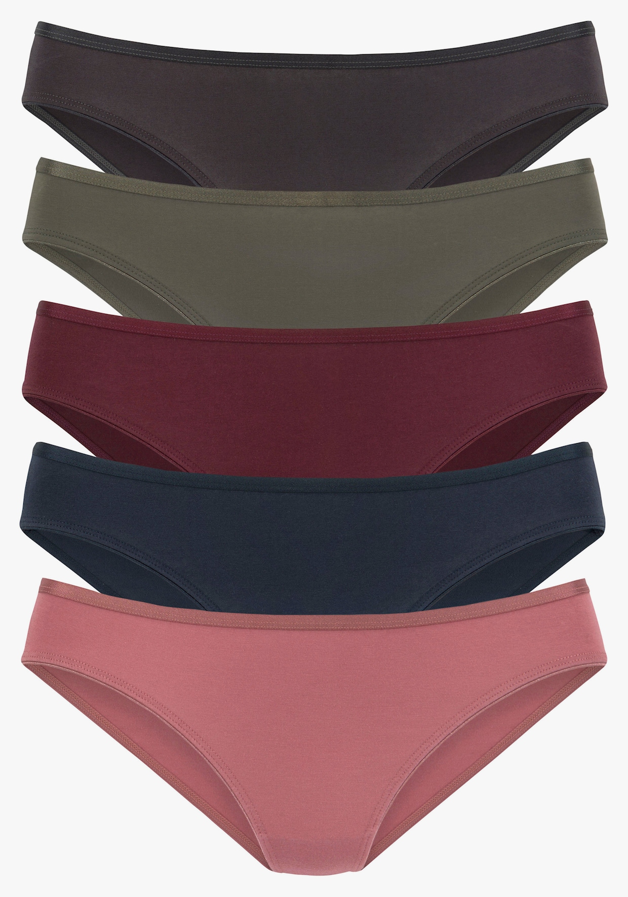 Vivance Jazz-Pants Slips - altrosa, navy, khaki, bordeaux, anthrazit