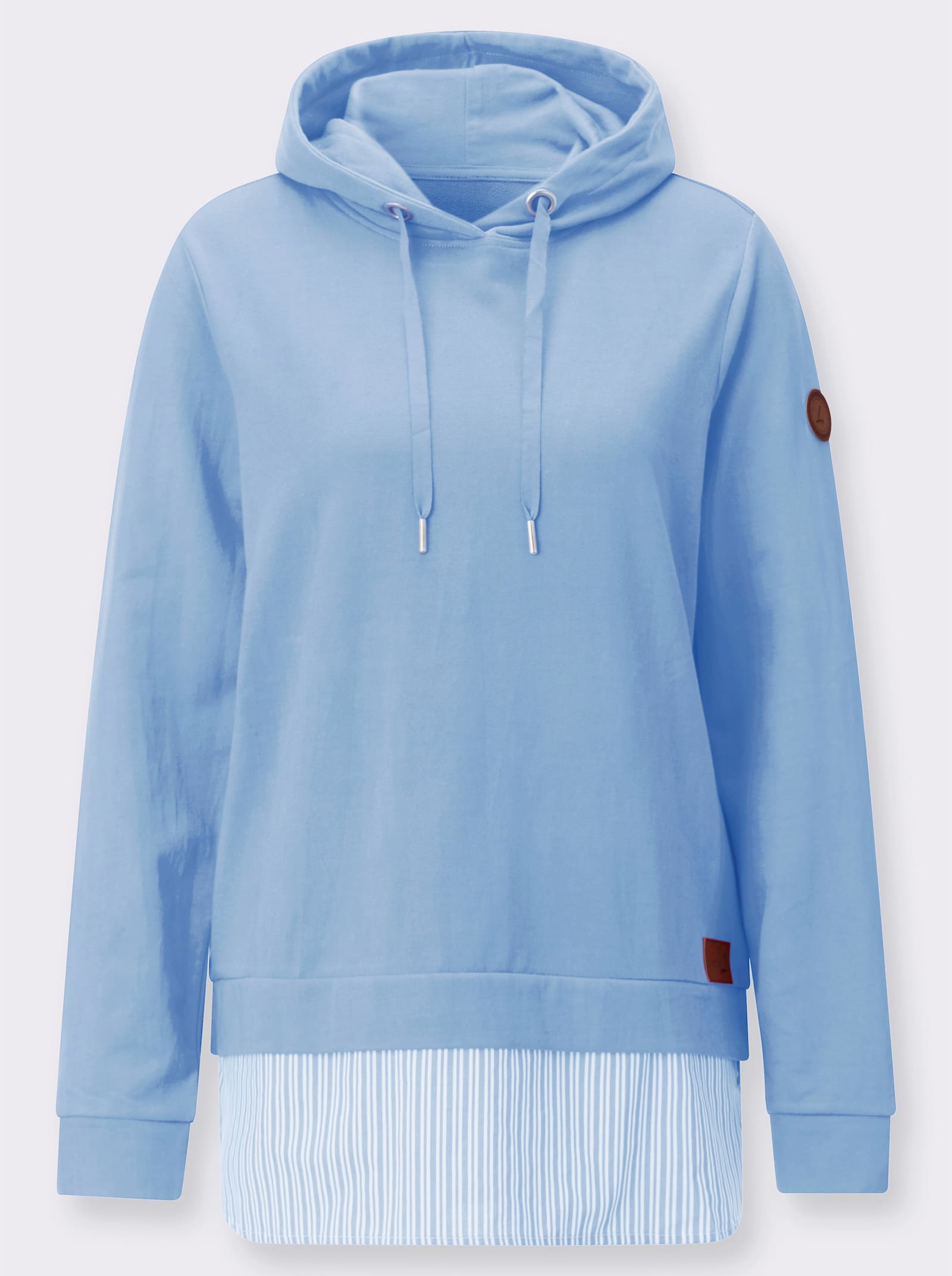 Kapuzensweatshirt - himmelblau