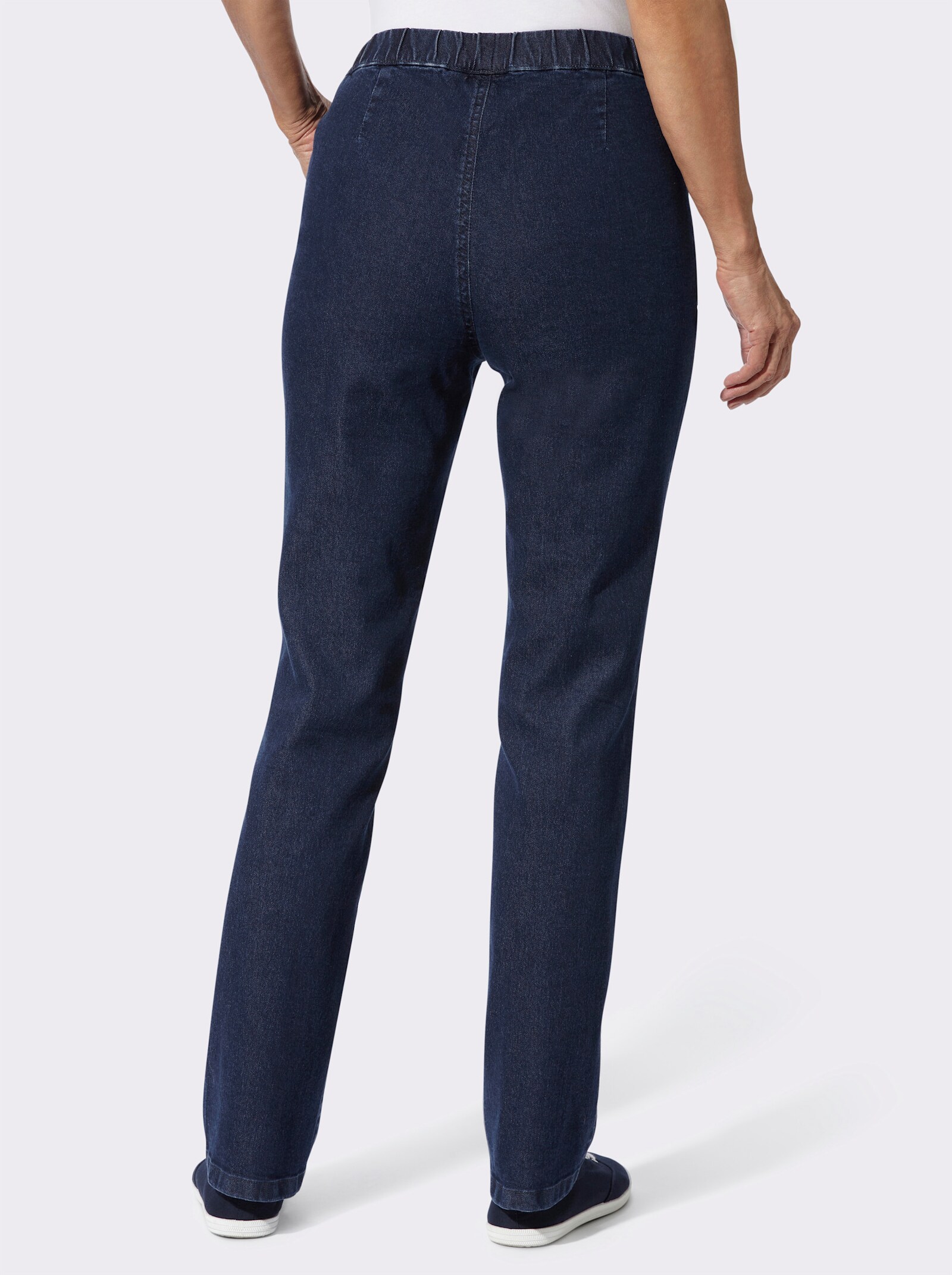 Schlupfjeans mit 2 Taschen vorne - dark blue