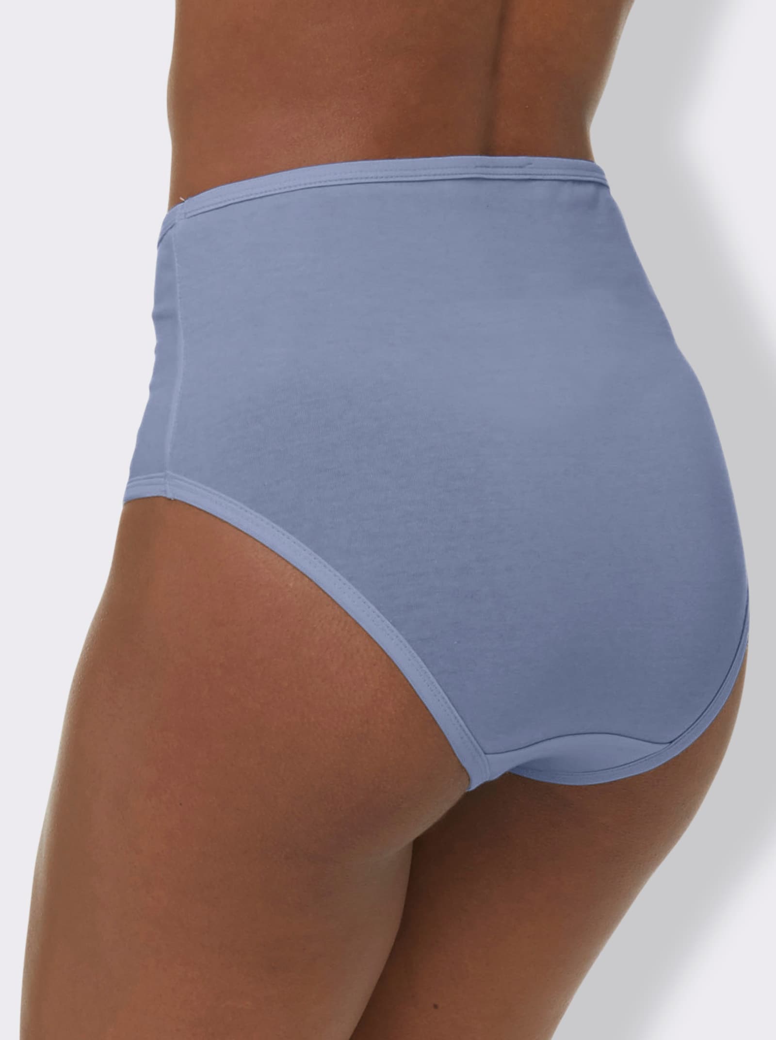 wäschepur Taillenslip mit elastischen Beinabschlüssen - bleu + marine + bordeaux