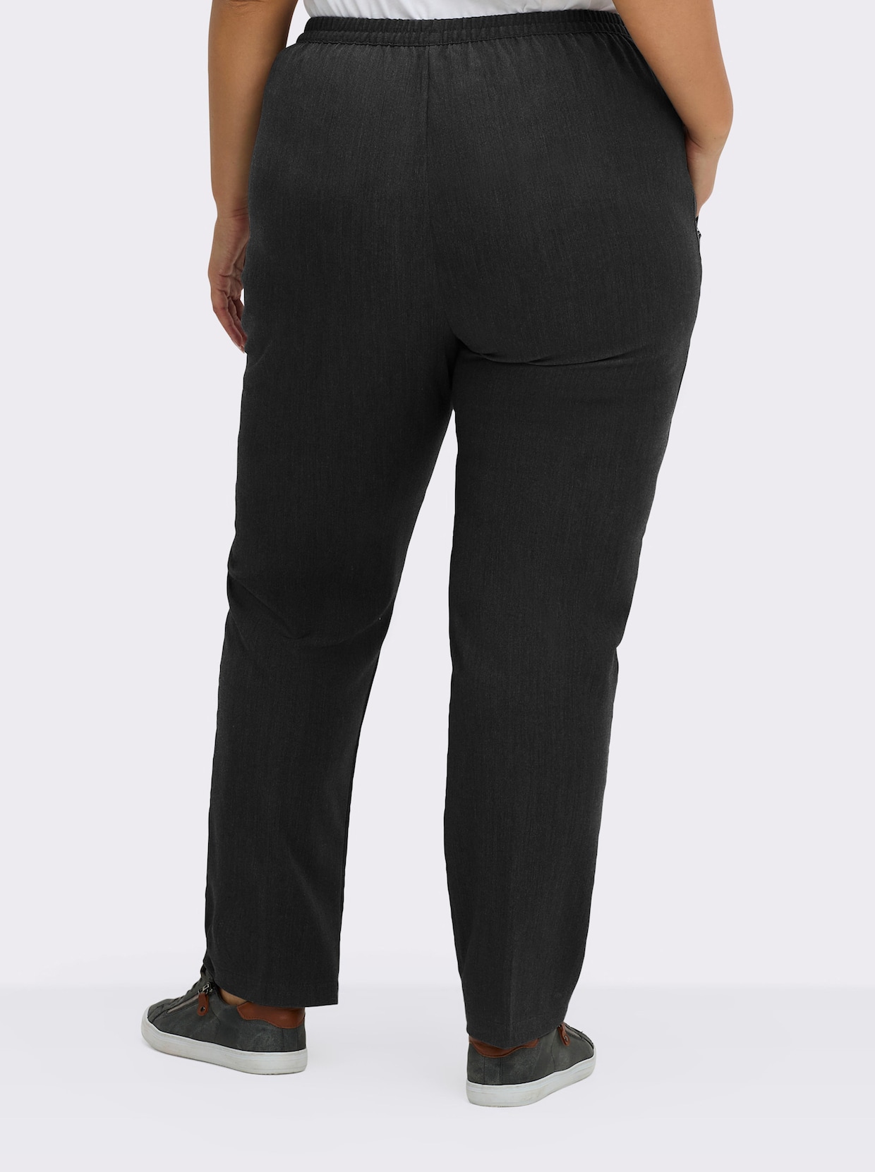 Schlupfhose in wärmender Qualität - schwarz