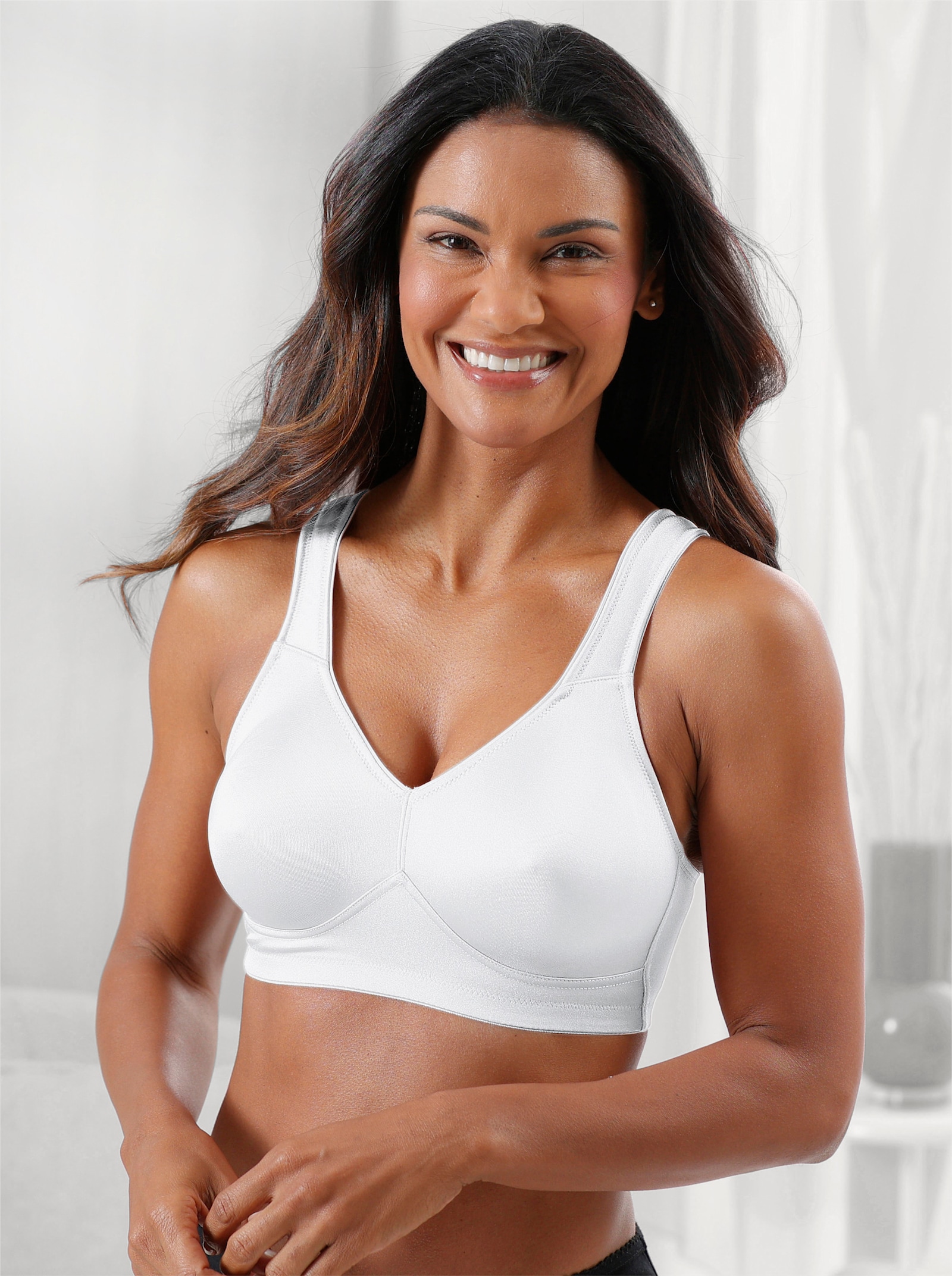 Speidel Komfort-BH ohne Bügel 2-lagigen Cups - weiß