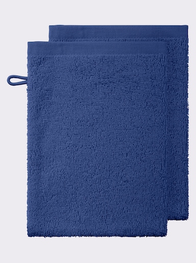 wäschepur Handtuch in Walkfrottier-Qualität - royalblau