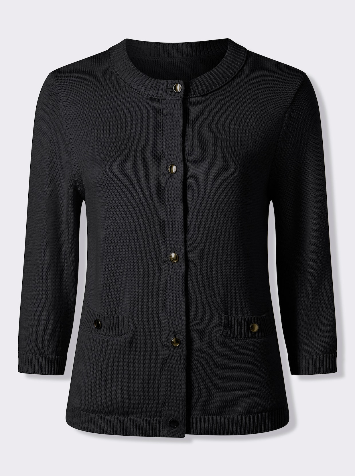 Strickjacke - schwarz