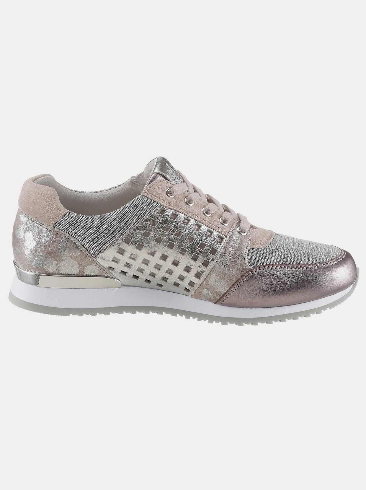 Caprice Sneaker - roze/zilverkleur