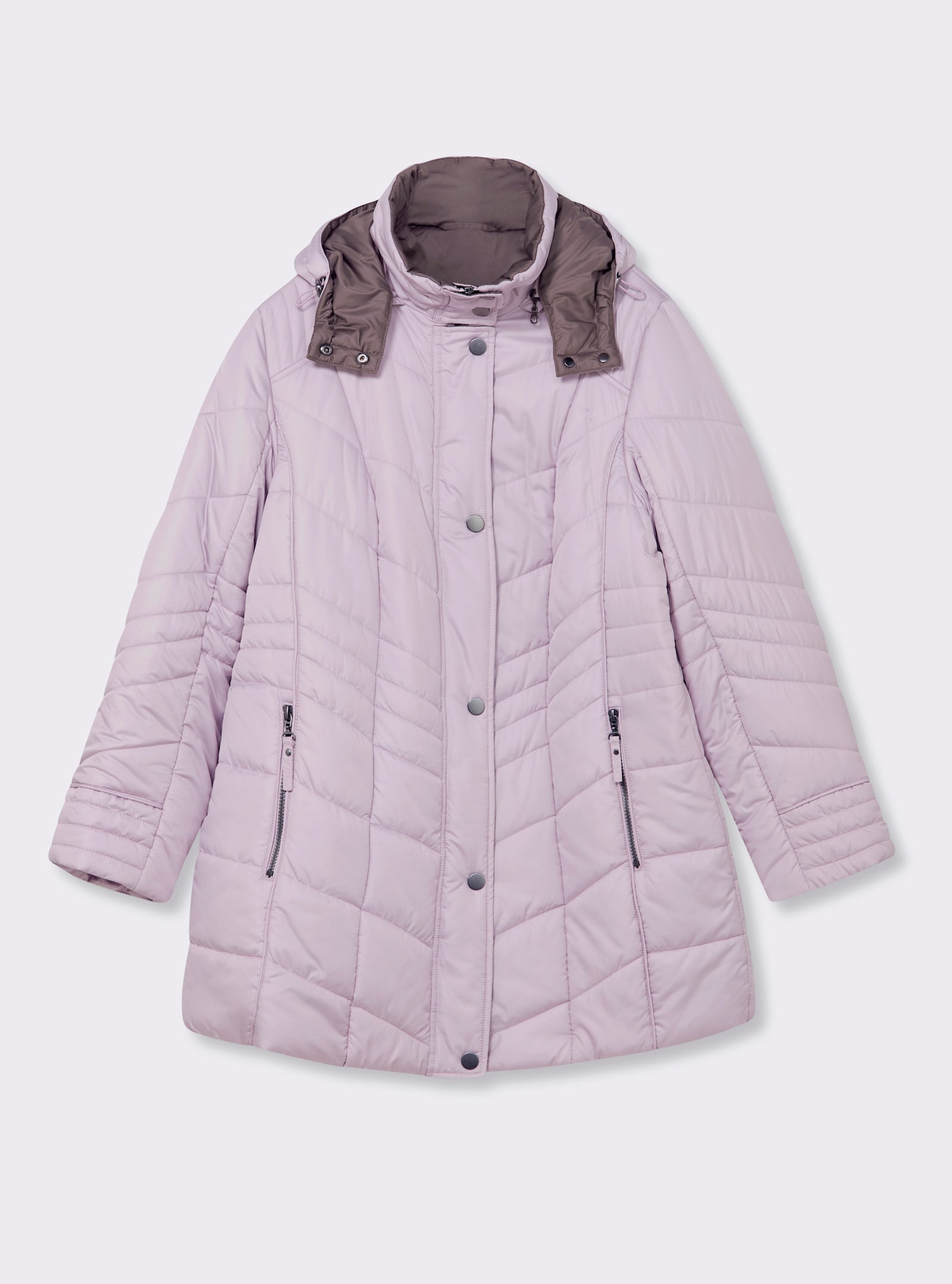 Steppjacke in Microfaser-Qualität, pflegeleicht - altrosé