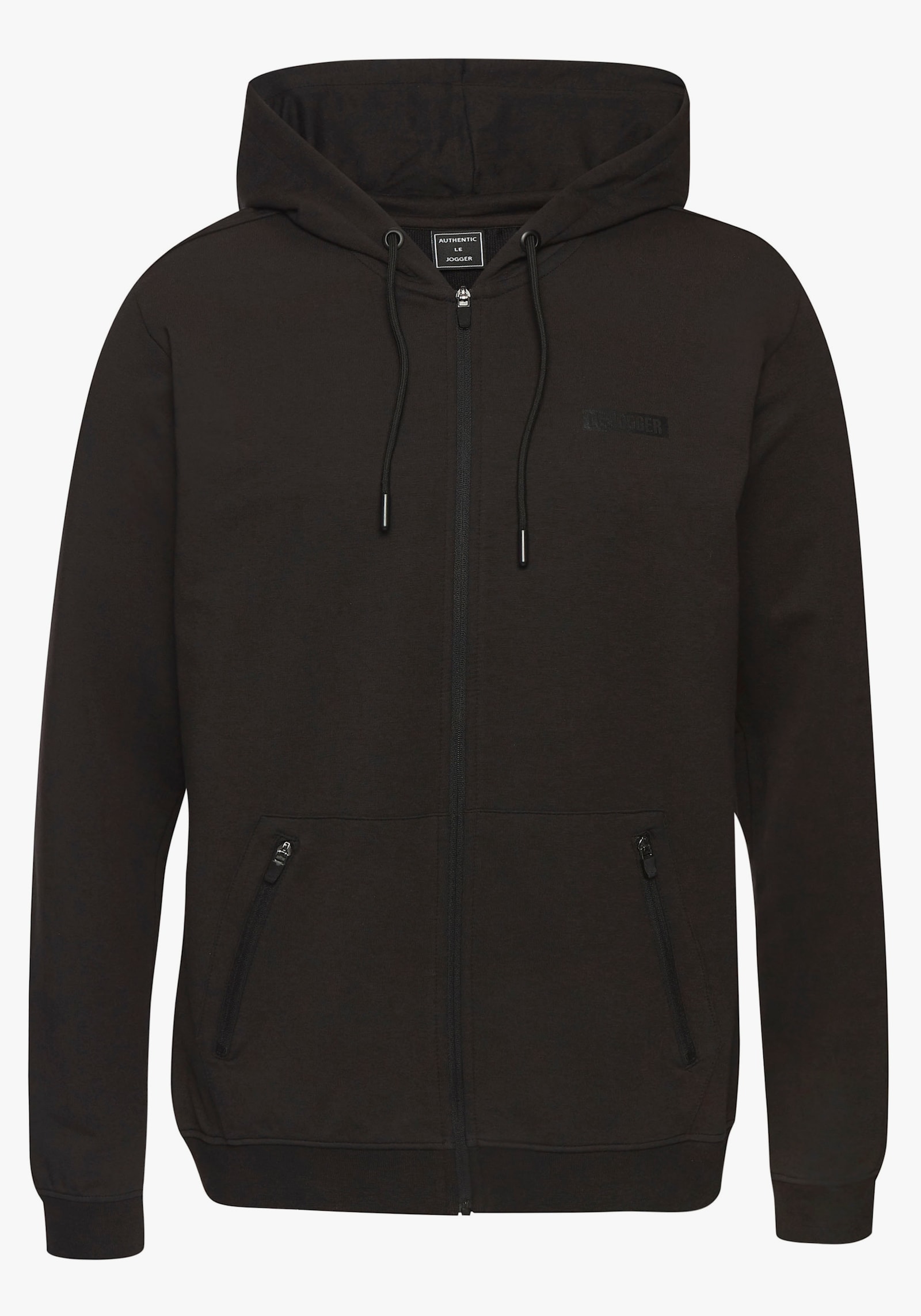 le jogger Kapuzensweatjacke - schwarz
