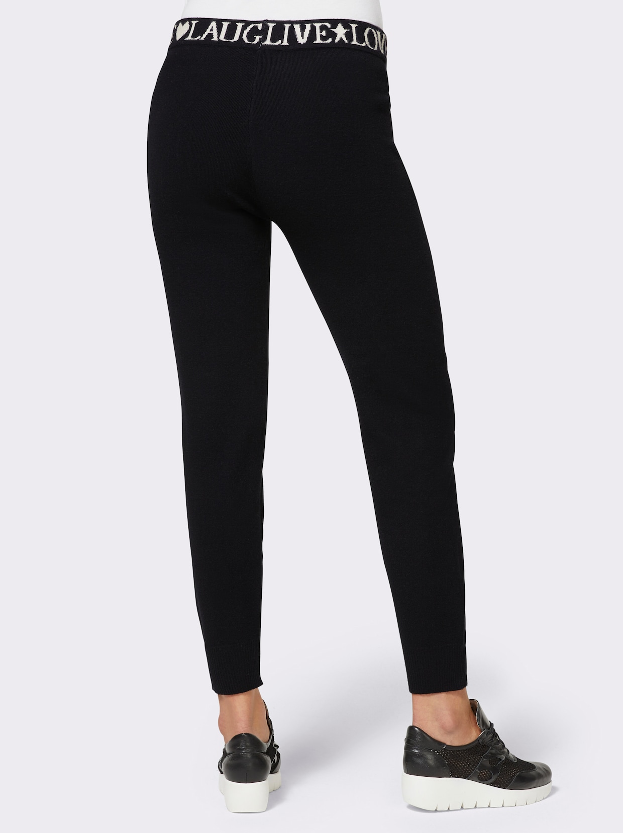 heine Strickhose - schwarz