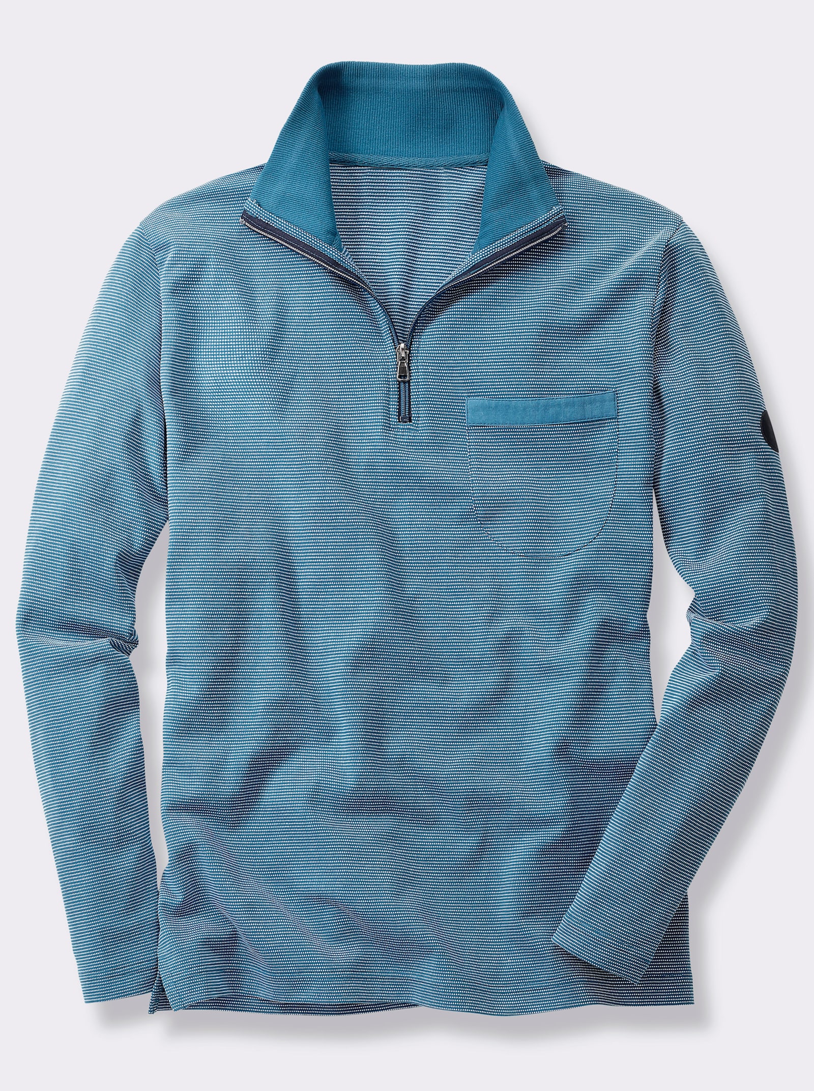 Marco Donati Shirt met lange mouwen - topaas gemêleerd