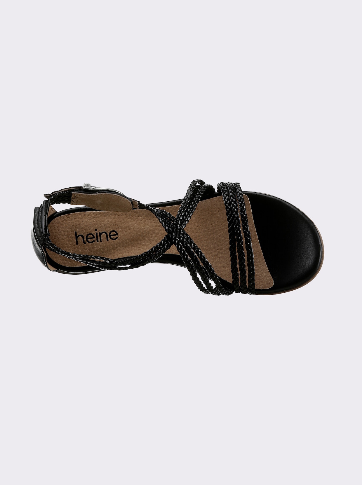 heine Sandalen - zwart