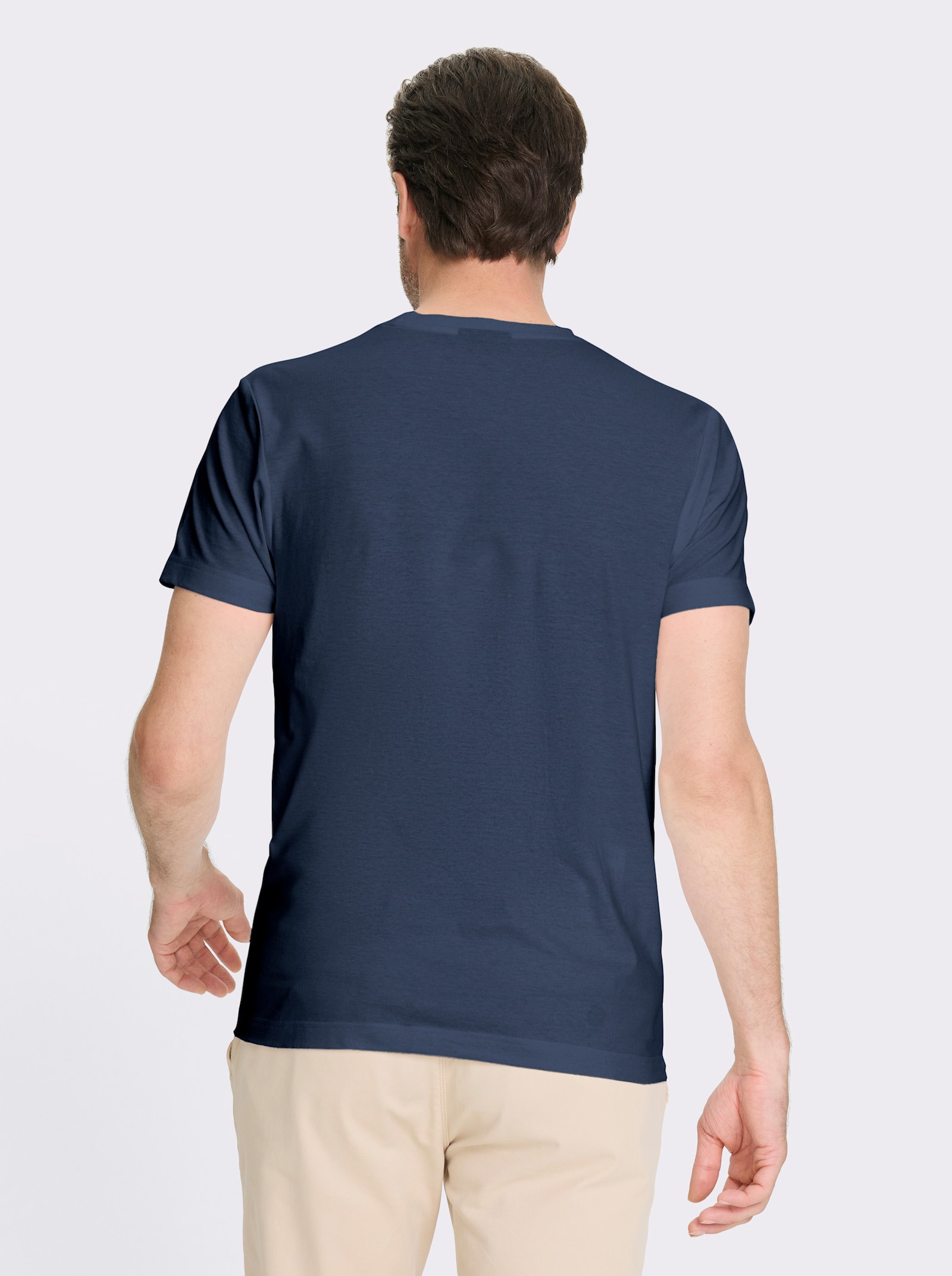 Catamaran T-Shirt mit Front-Print - dunkelblau-bedruckt