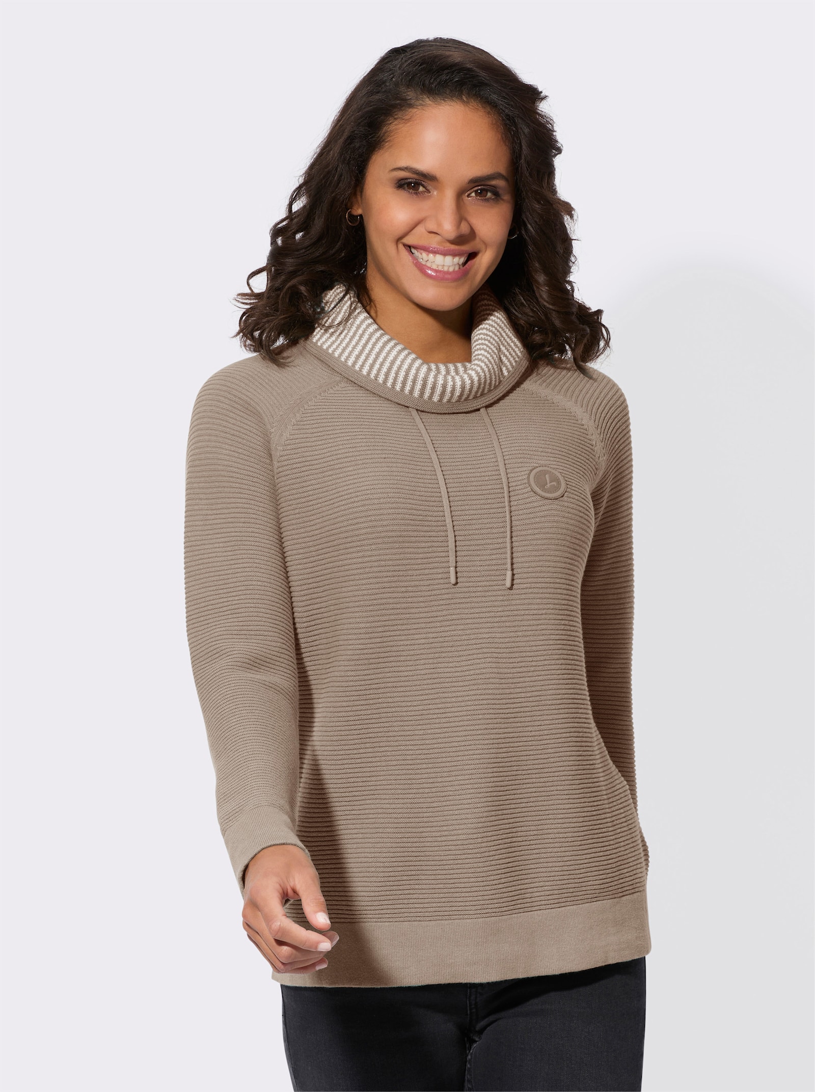 Pullover im Linksstrick - sesam