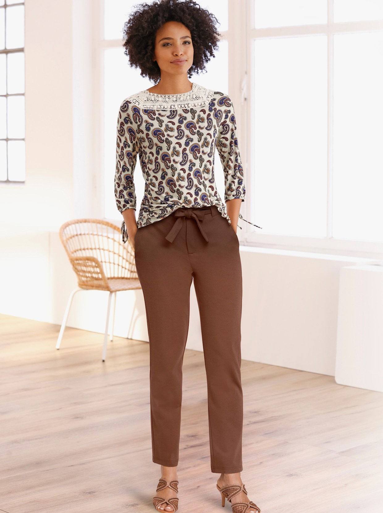 heine Pantalon - noyer