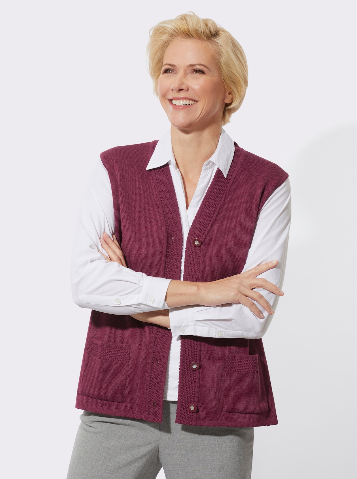 Vest - bordeaux