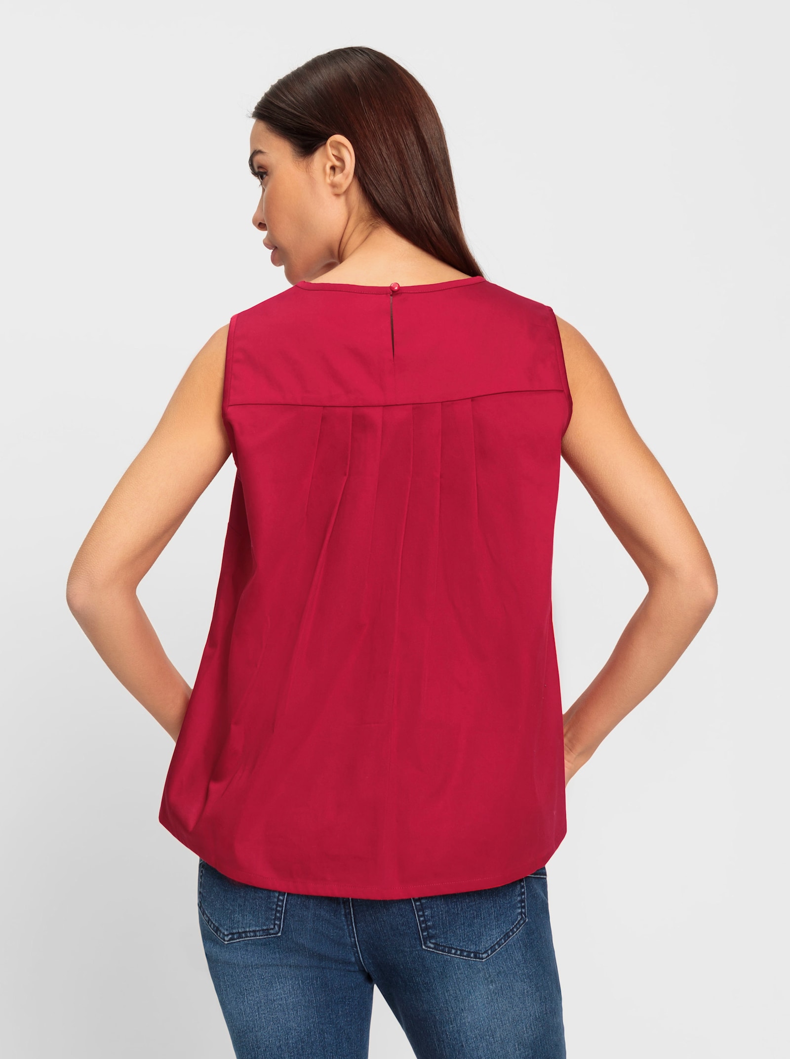 heine Blousetop in A-lijn - rood