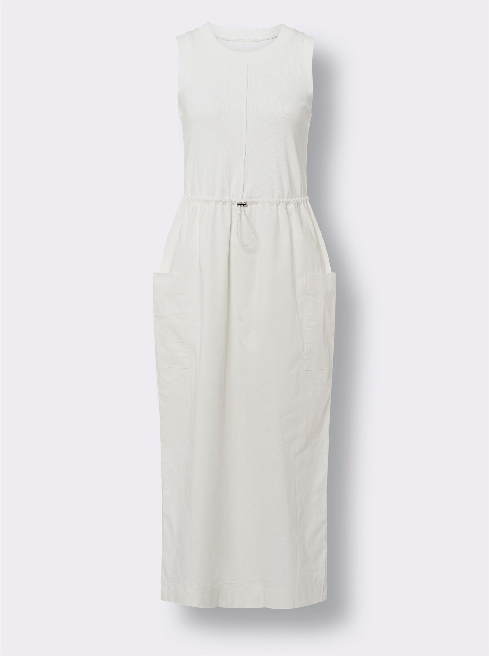 heine Freizeitkleid mit aufgesetzten Taschen - ecru