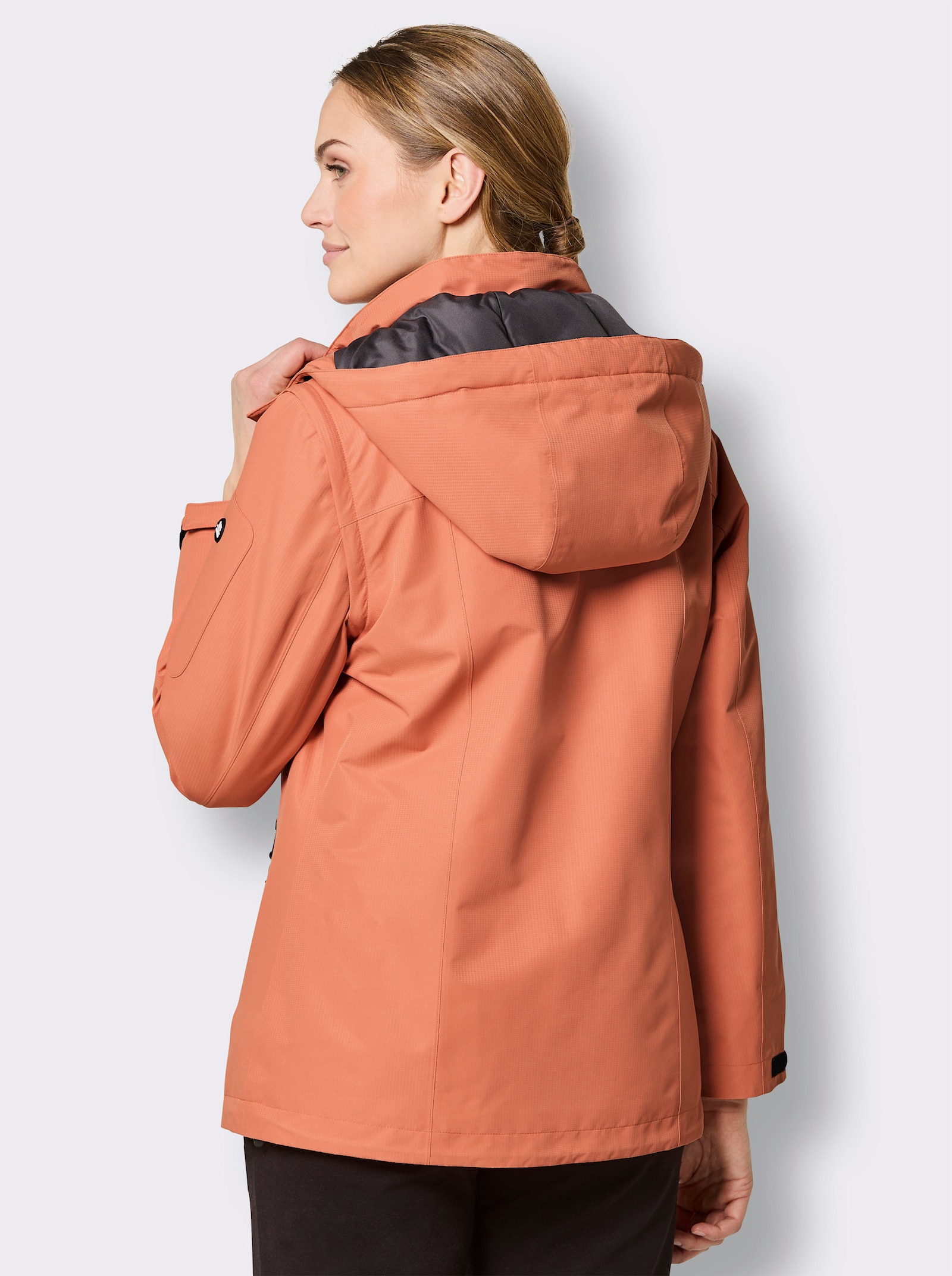 Catamaran Sports Funktionsjacke mit abzippbaren Ärmeln - papaya