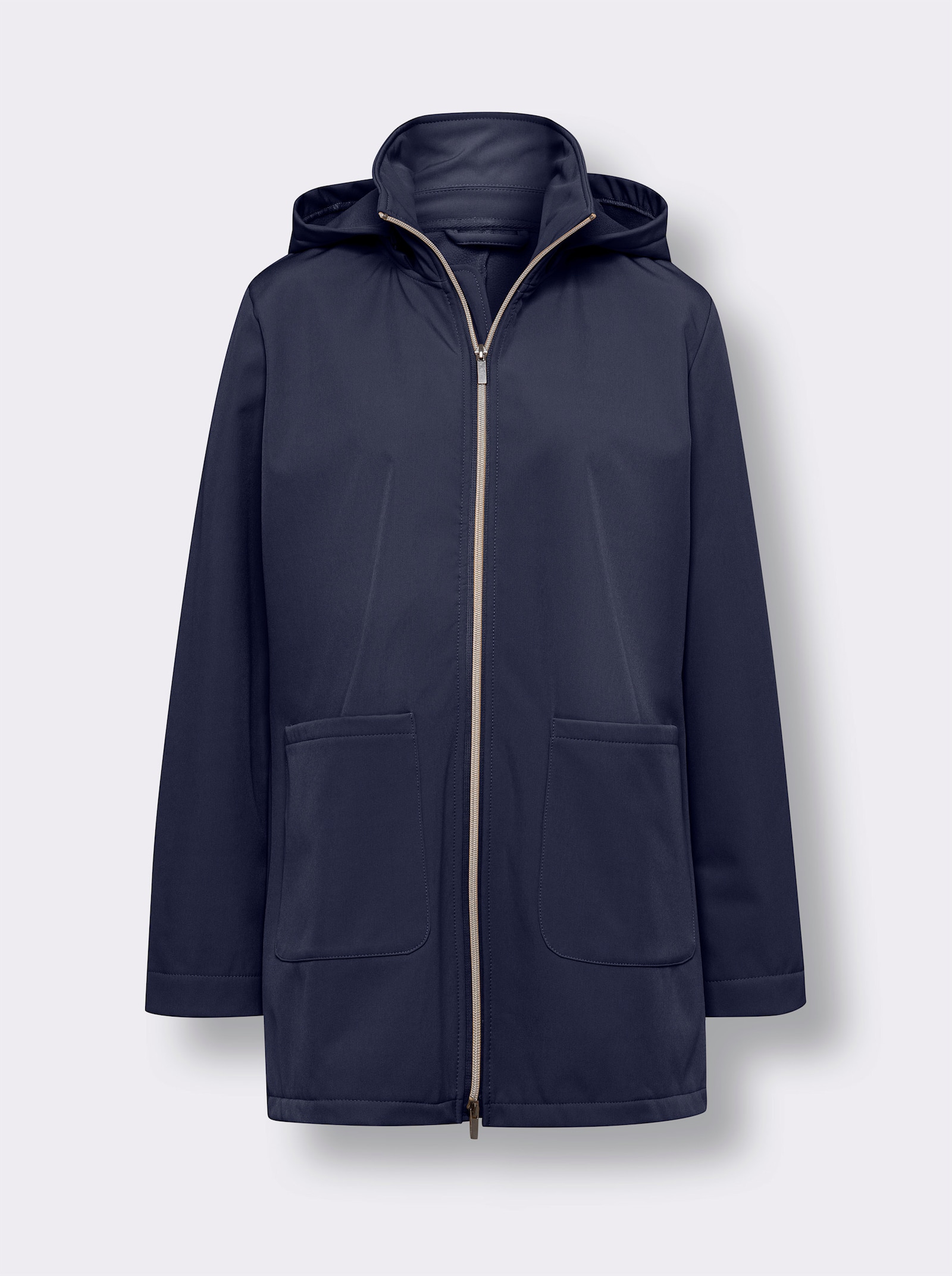 Softshelljacke mit Fleece-Futter - marine