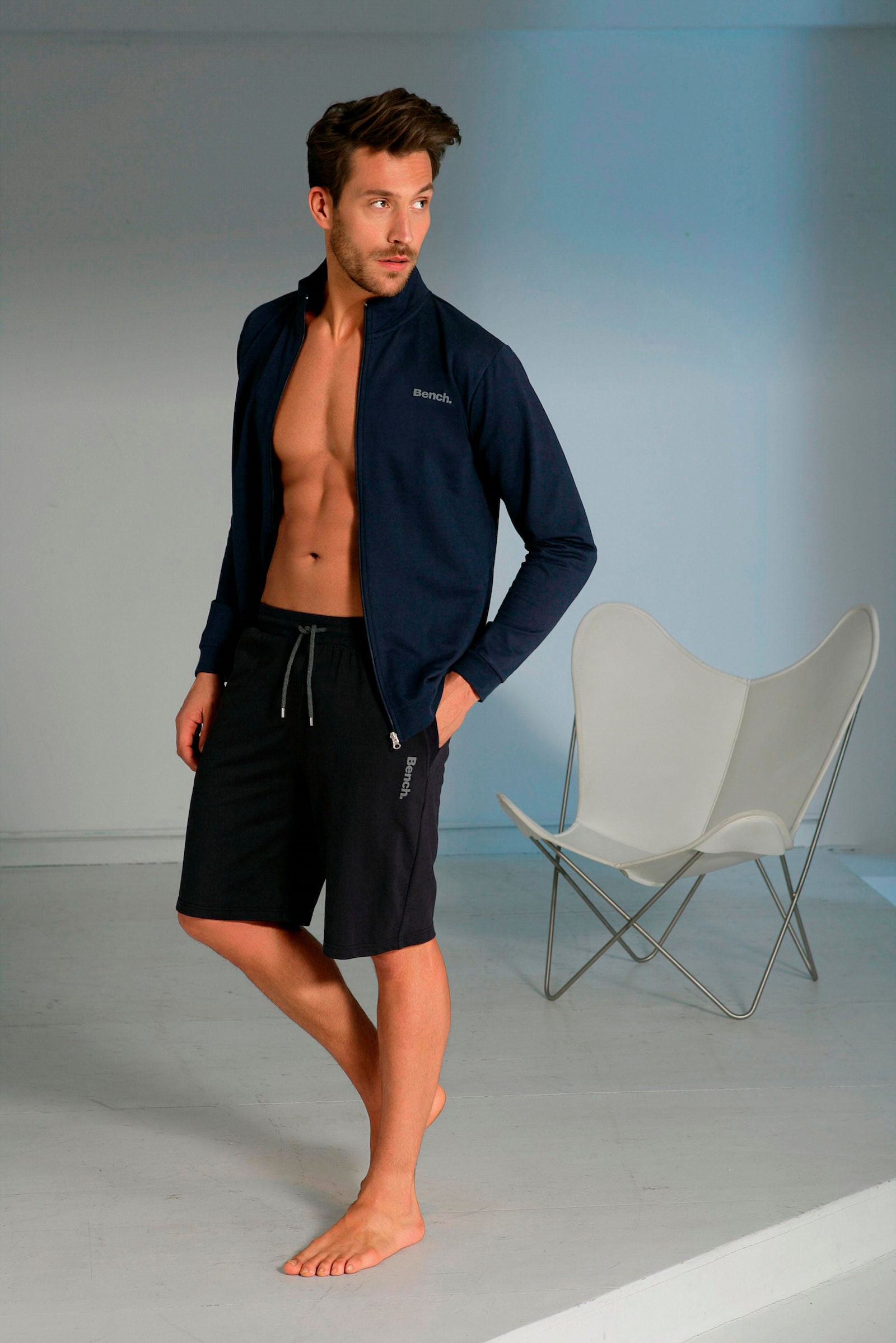 Bench. Loungewear Sweatjacke - navy