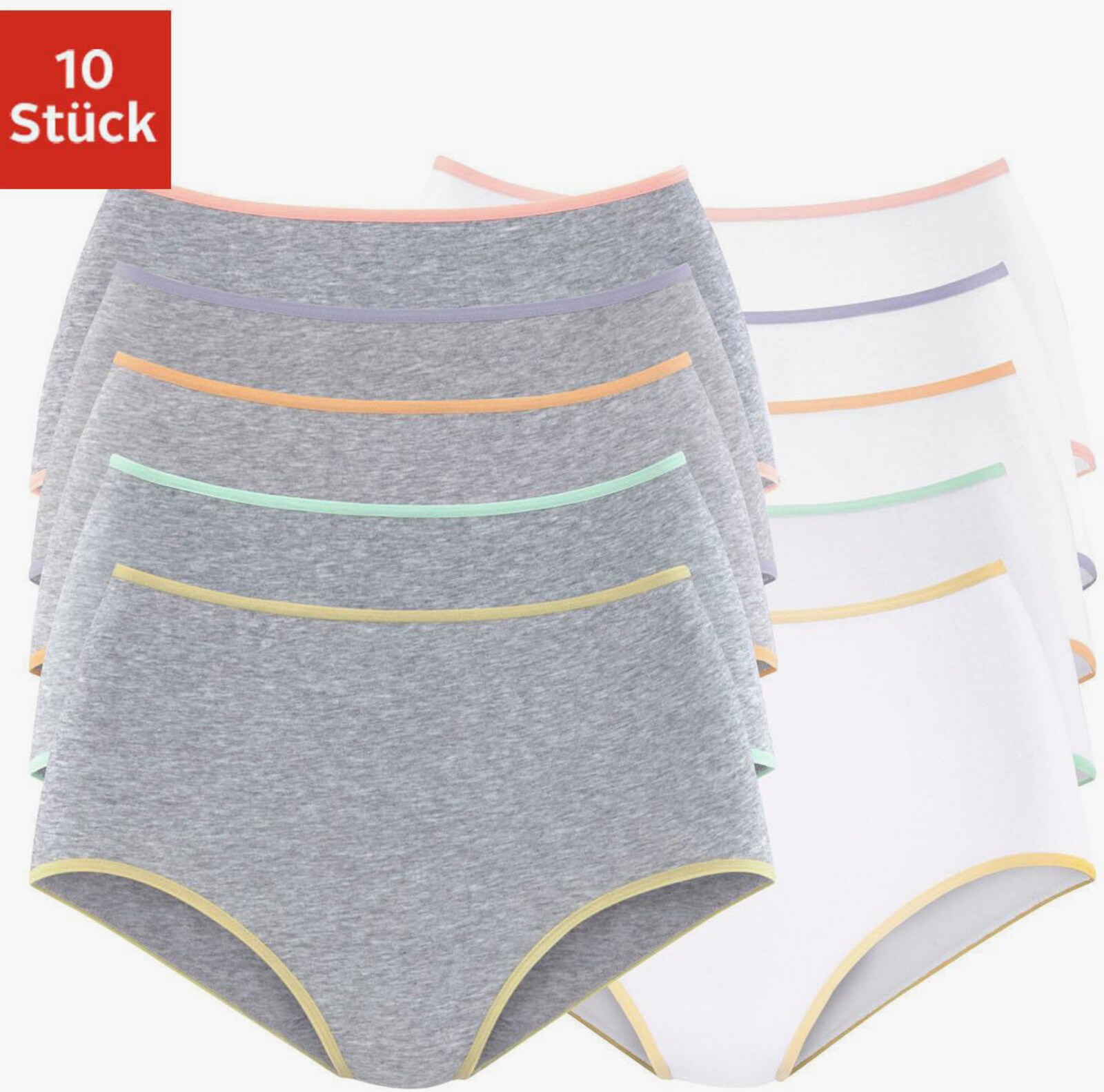 petite fleur Tailleslip - grijs gemêleerd, wit