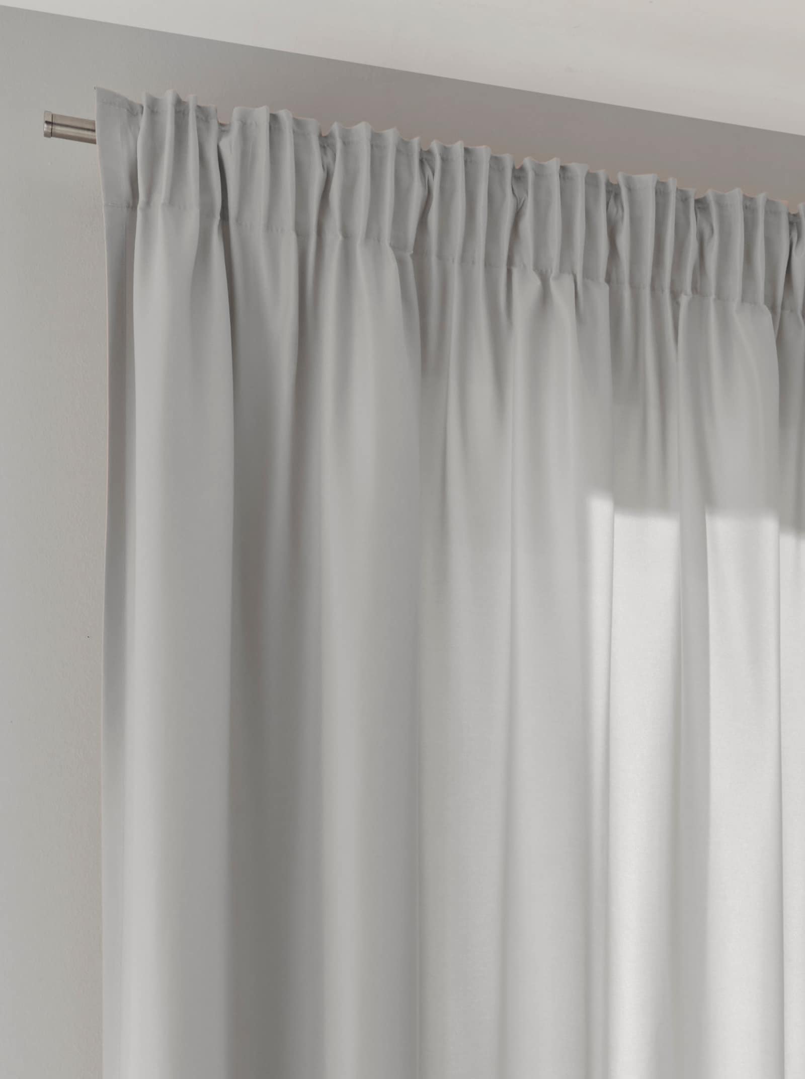 heine home Dekoschal in Microfaser-Qualität - grau