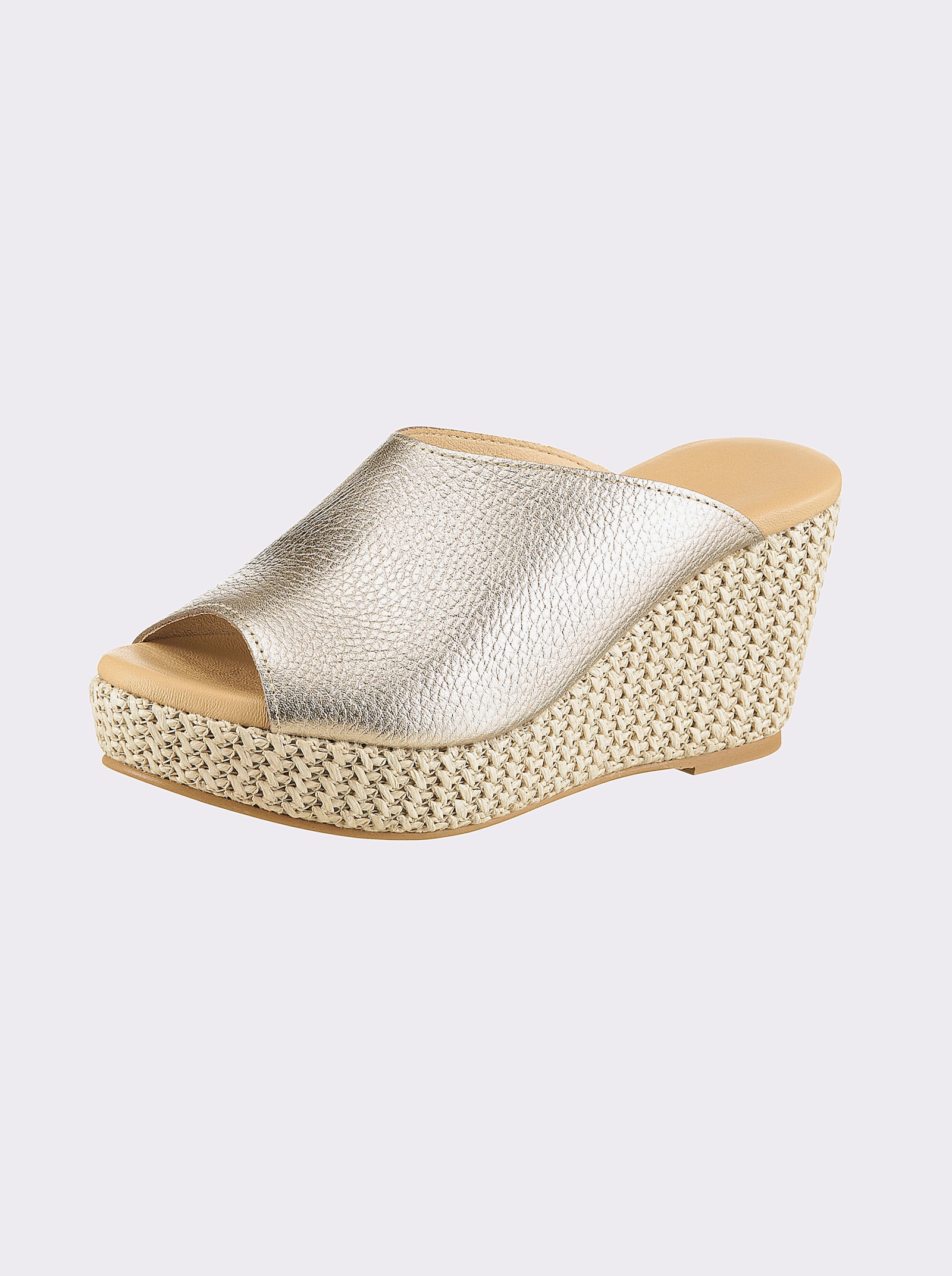 heine Pantolette - bronzefarben-beige