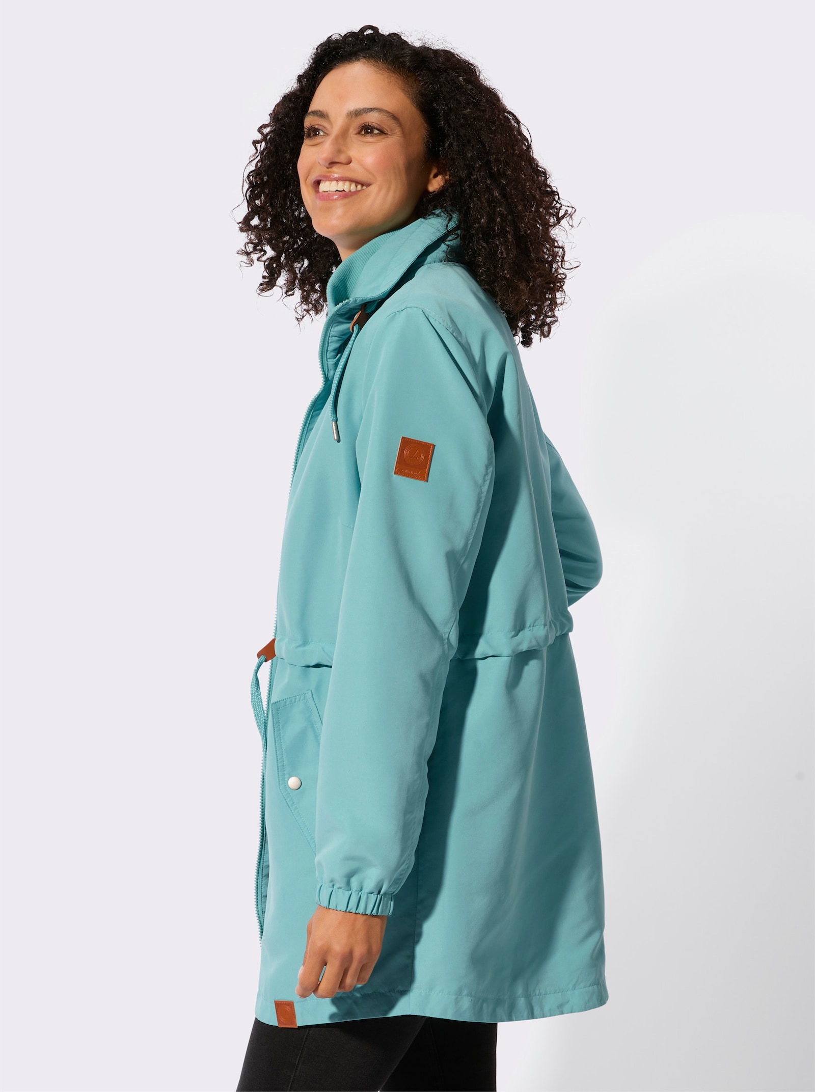 Parka mit 2-Wege-Reissverschluss - ozean