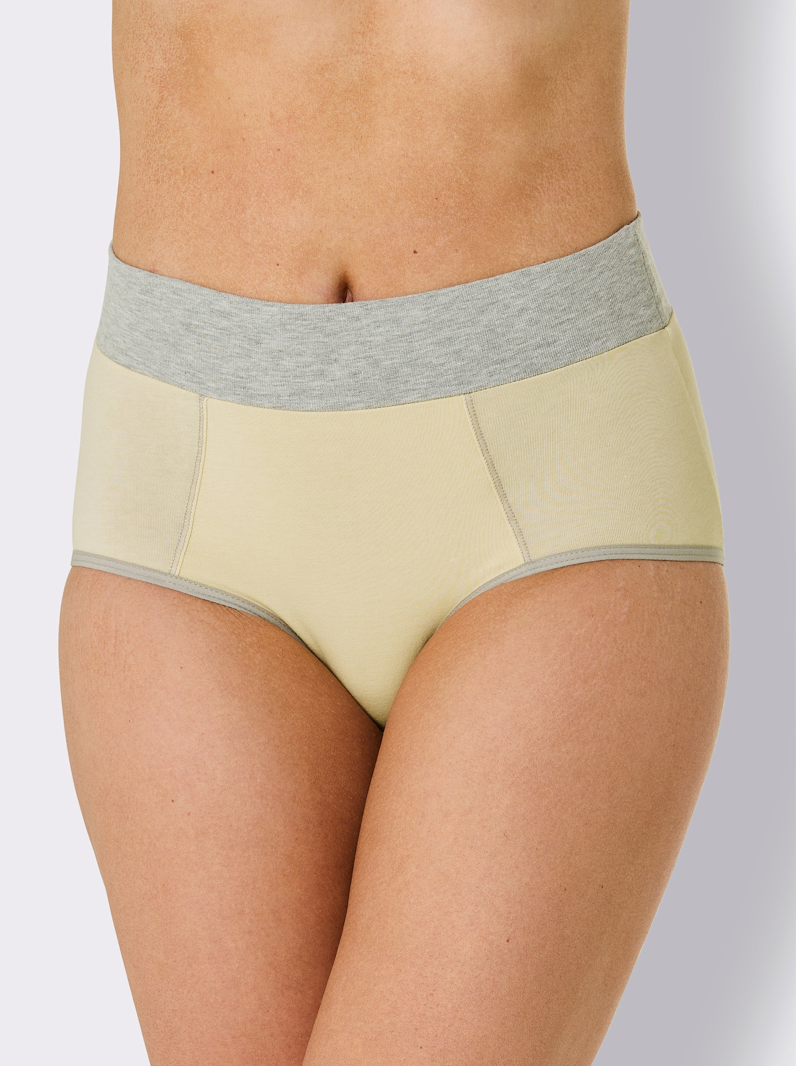 wäschepur Corrigerende slip - mauve + kalkmint + vanille