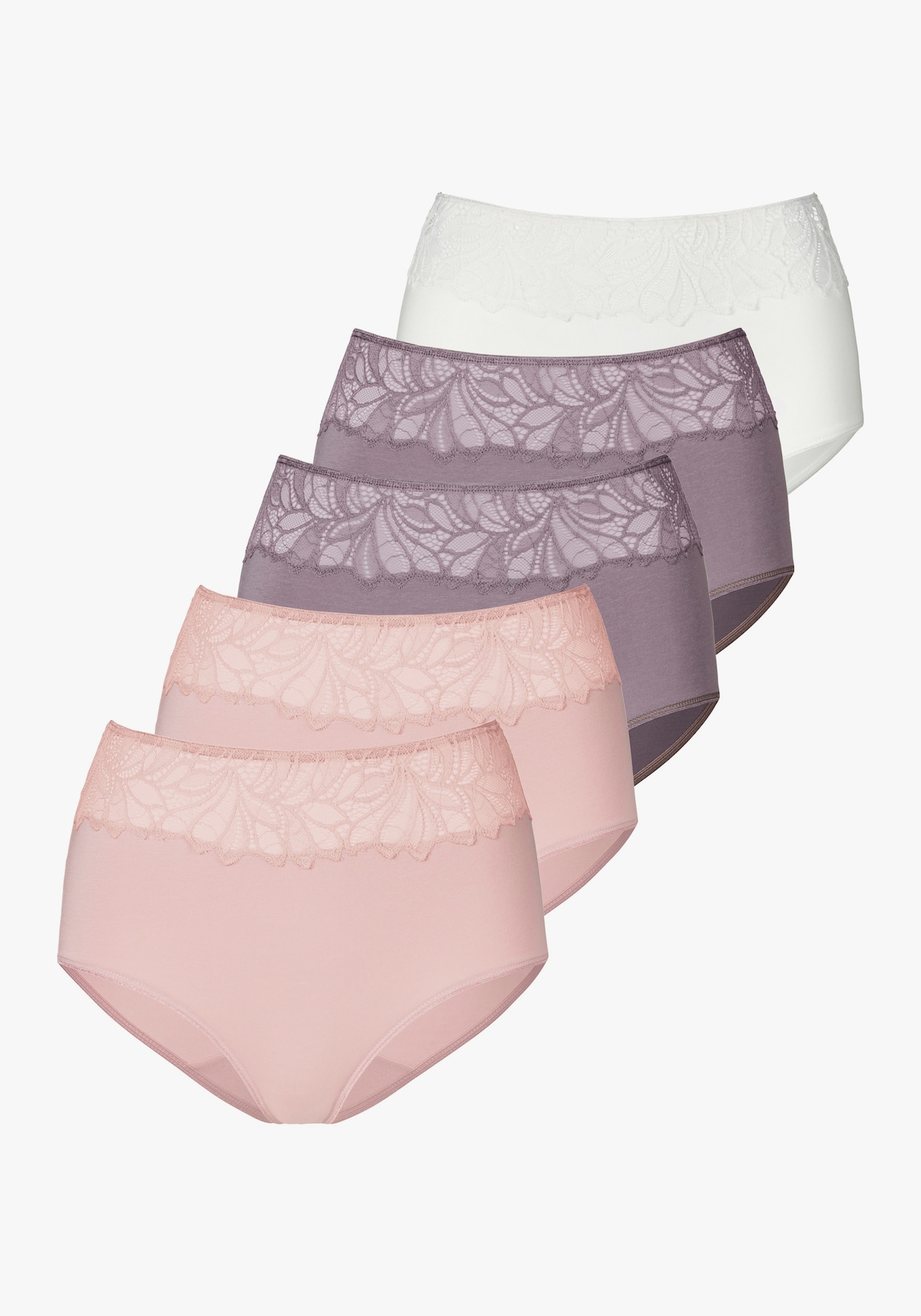 Vivance Tailleslip - roze, taupe, crème