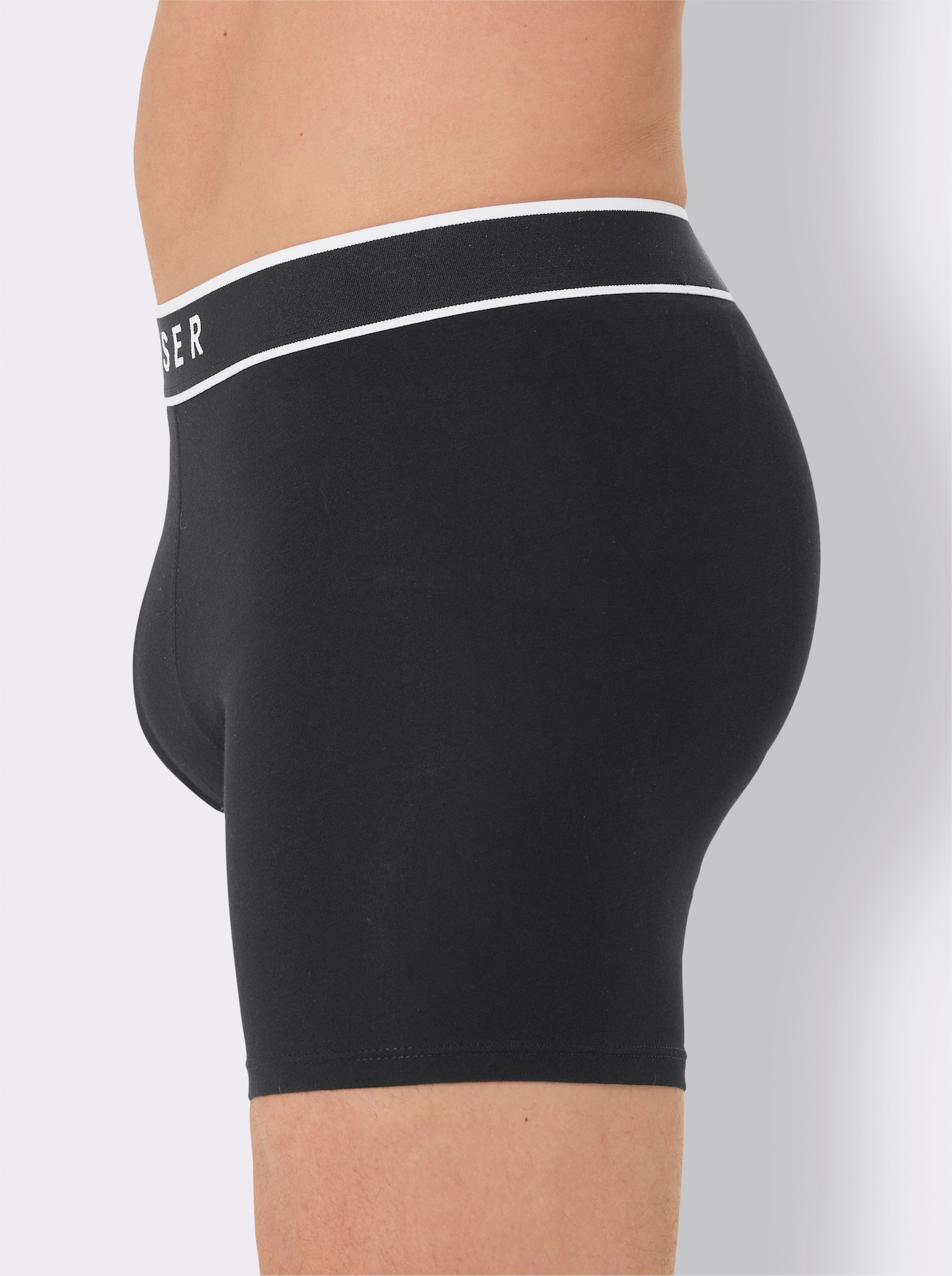Schiesser Longpanty aus Single-Jersey - schwarz