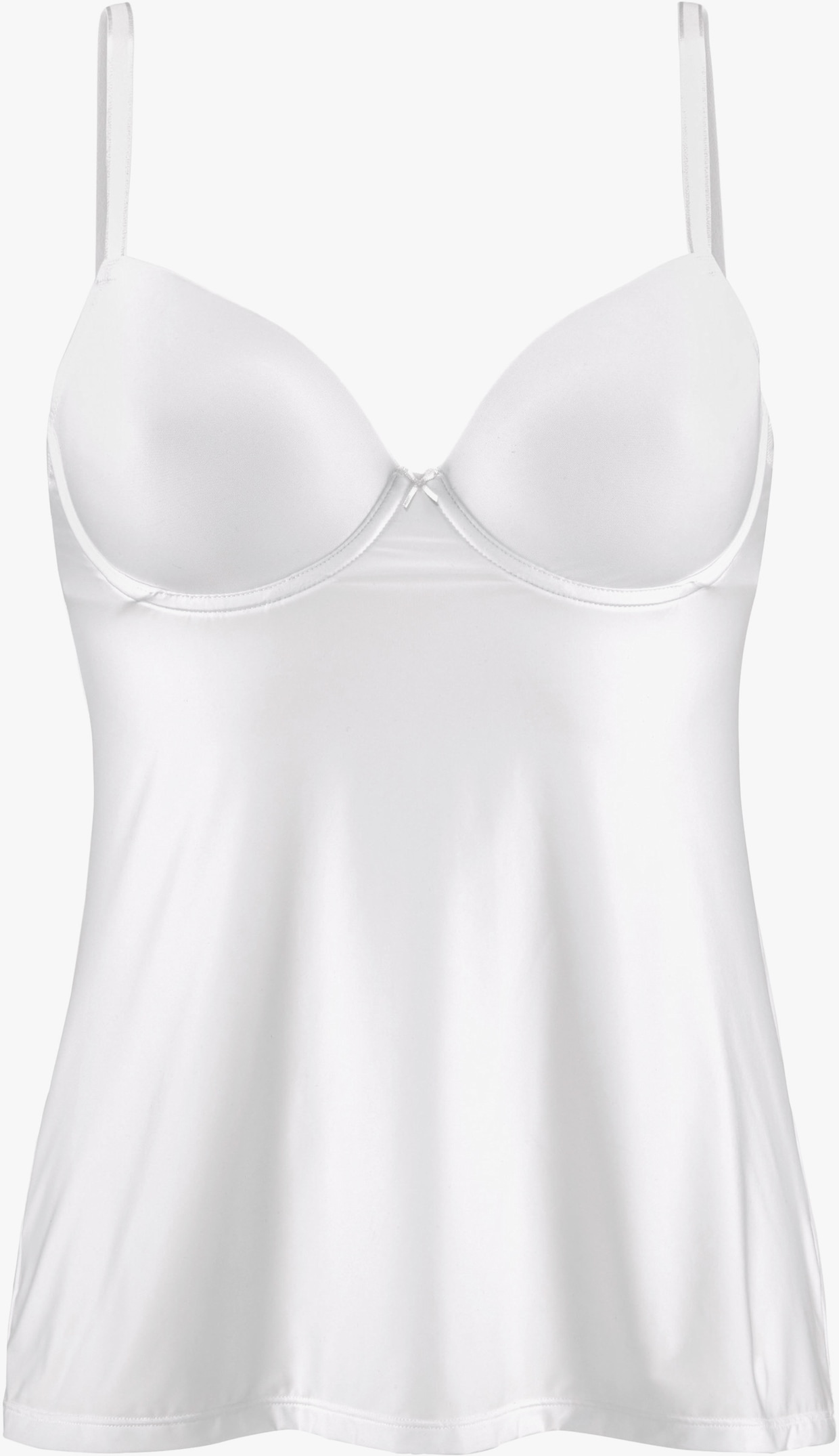 LASCANA Caraco avec soutien-gorge à coques intégré - blanc