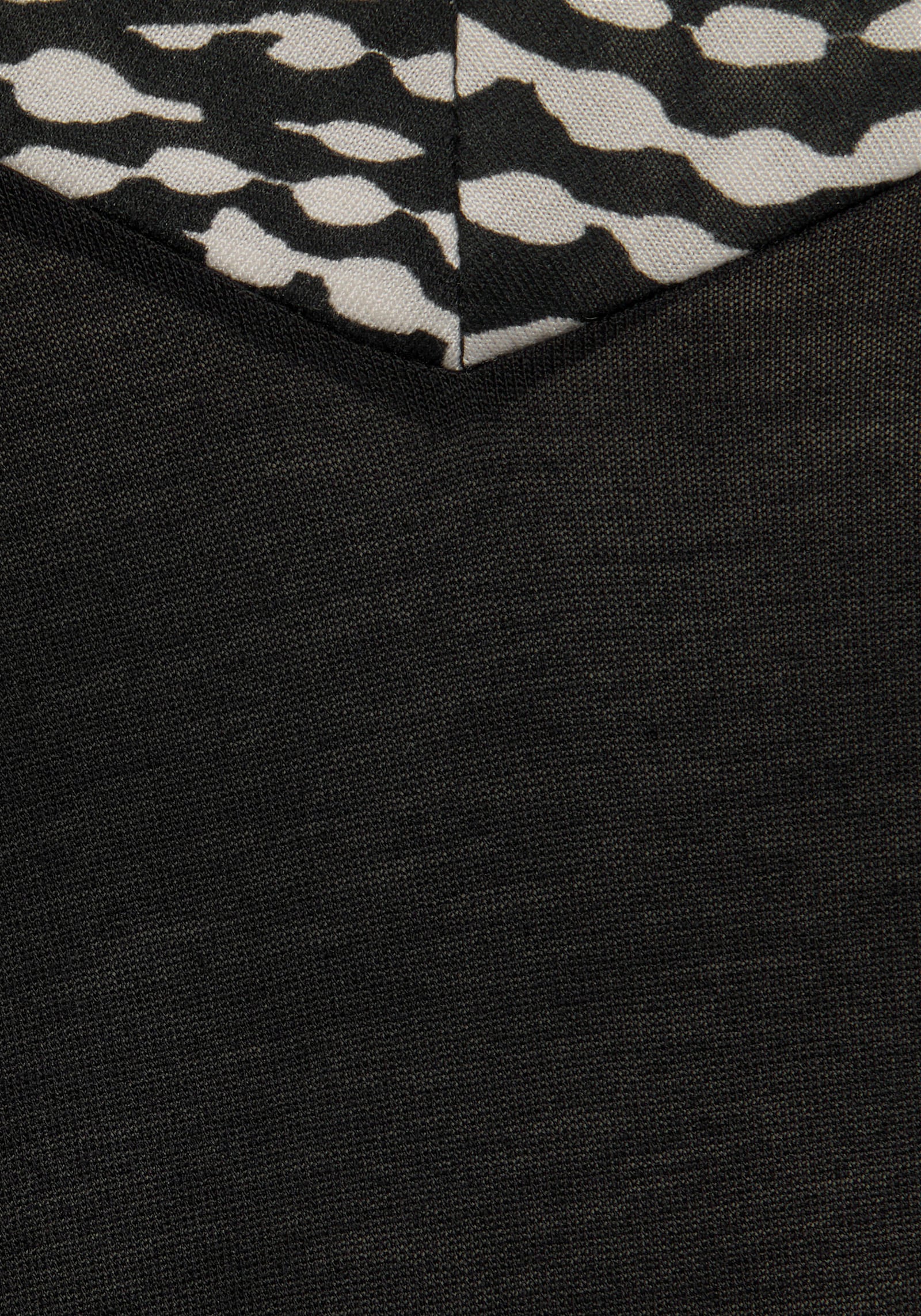 LASCANA Déshabillé - noir-blanc à motifs