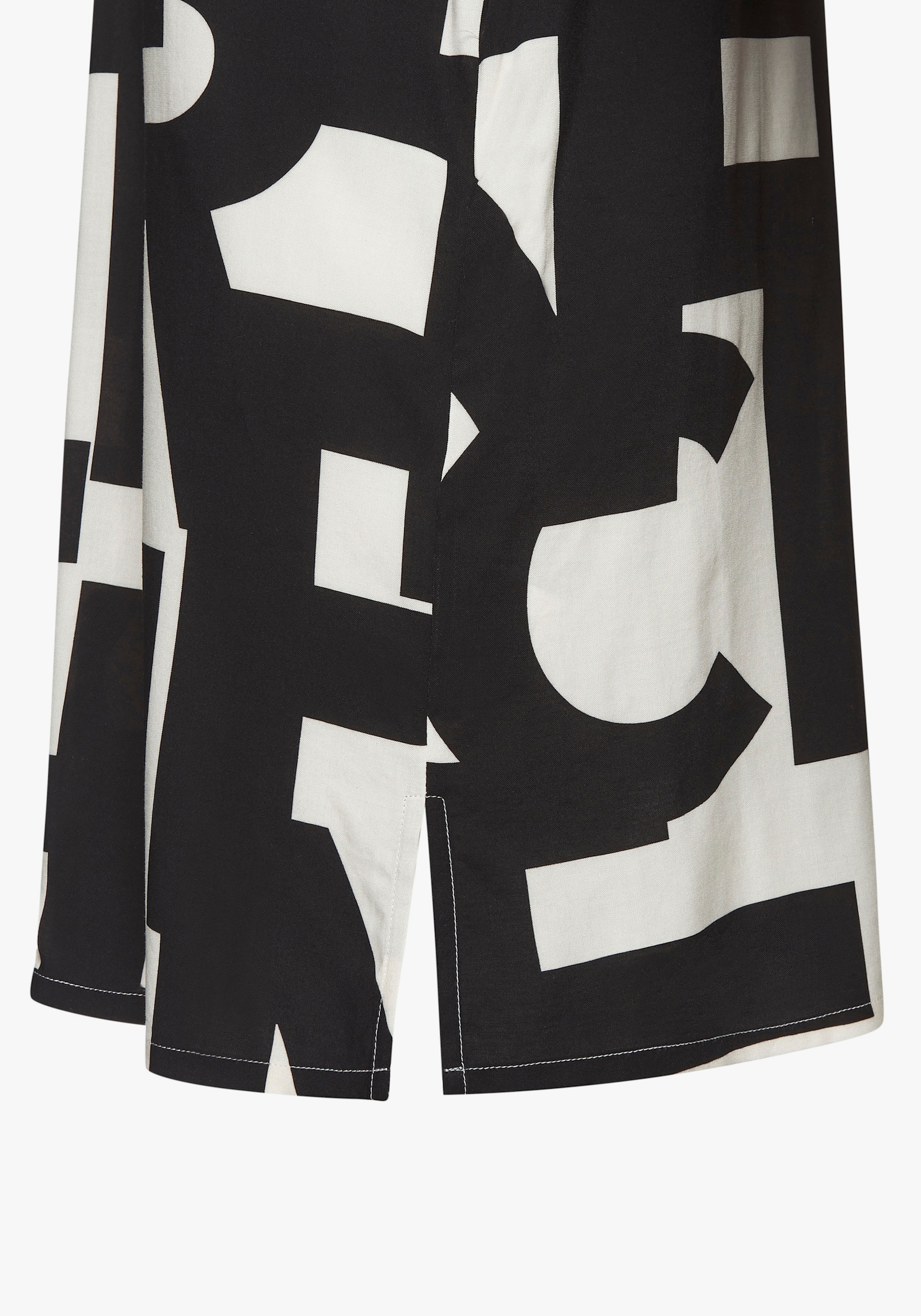 French Connection Nachthemd - schwarz-weiß-gemustert