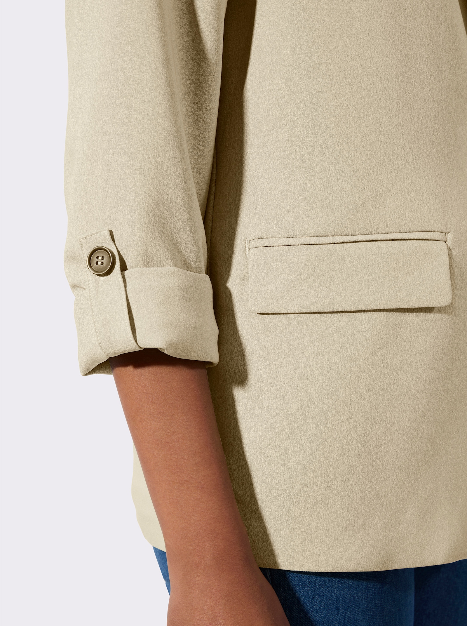 Blejzr z nemačkavého materiálu - písková