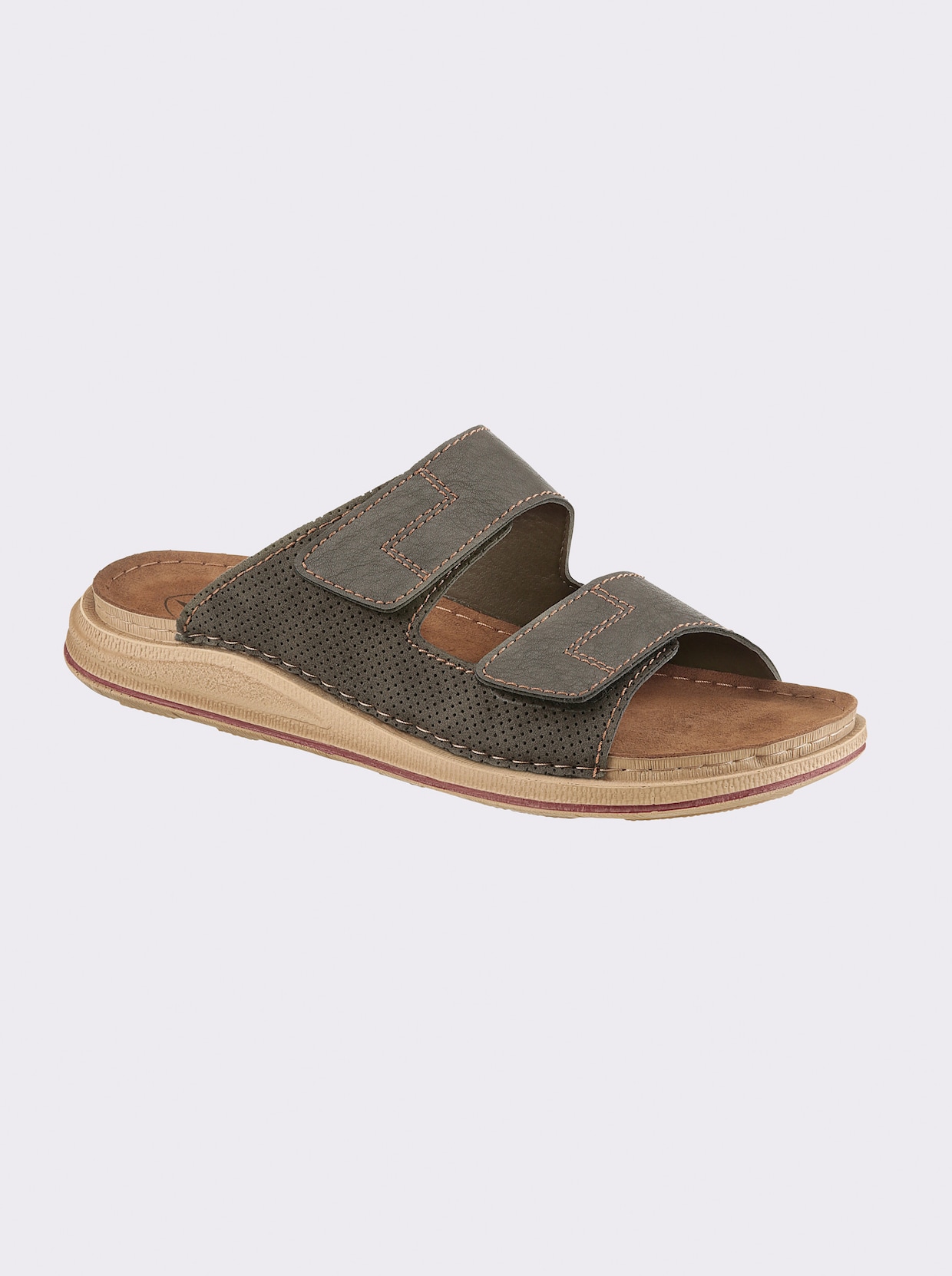 Franken Schuhe Pantolette - grau